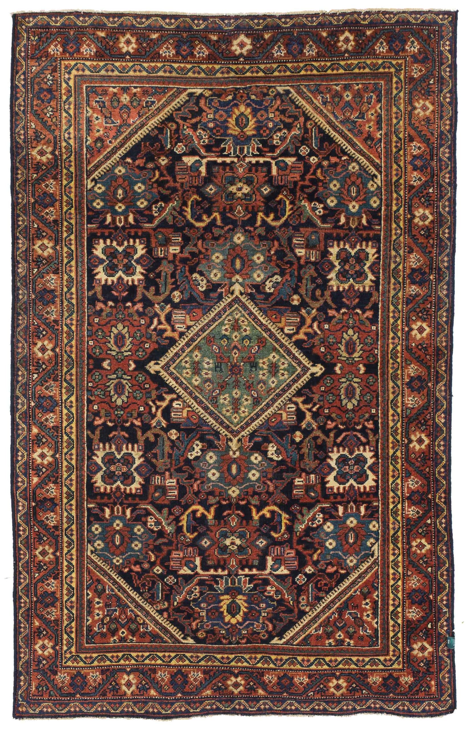 Thumbnail 6 for Antique Persian Mahal Traditional Rug 10978