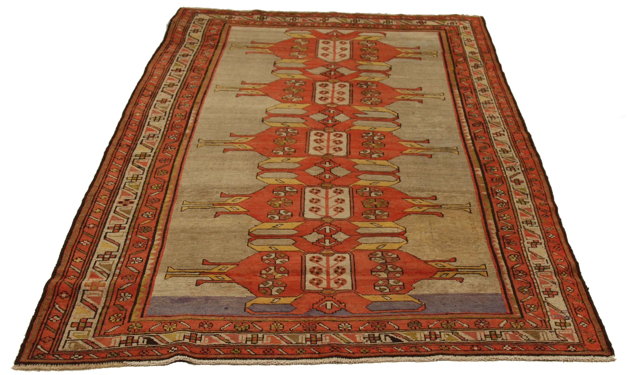 Thumbnail 13 for Antique Russia Kazakhstan Transitional Rug 10992