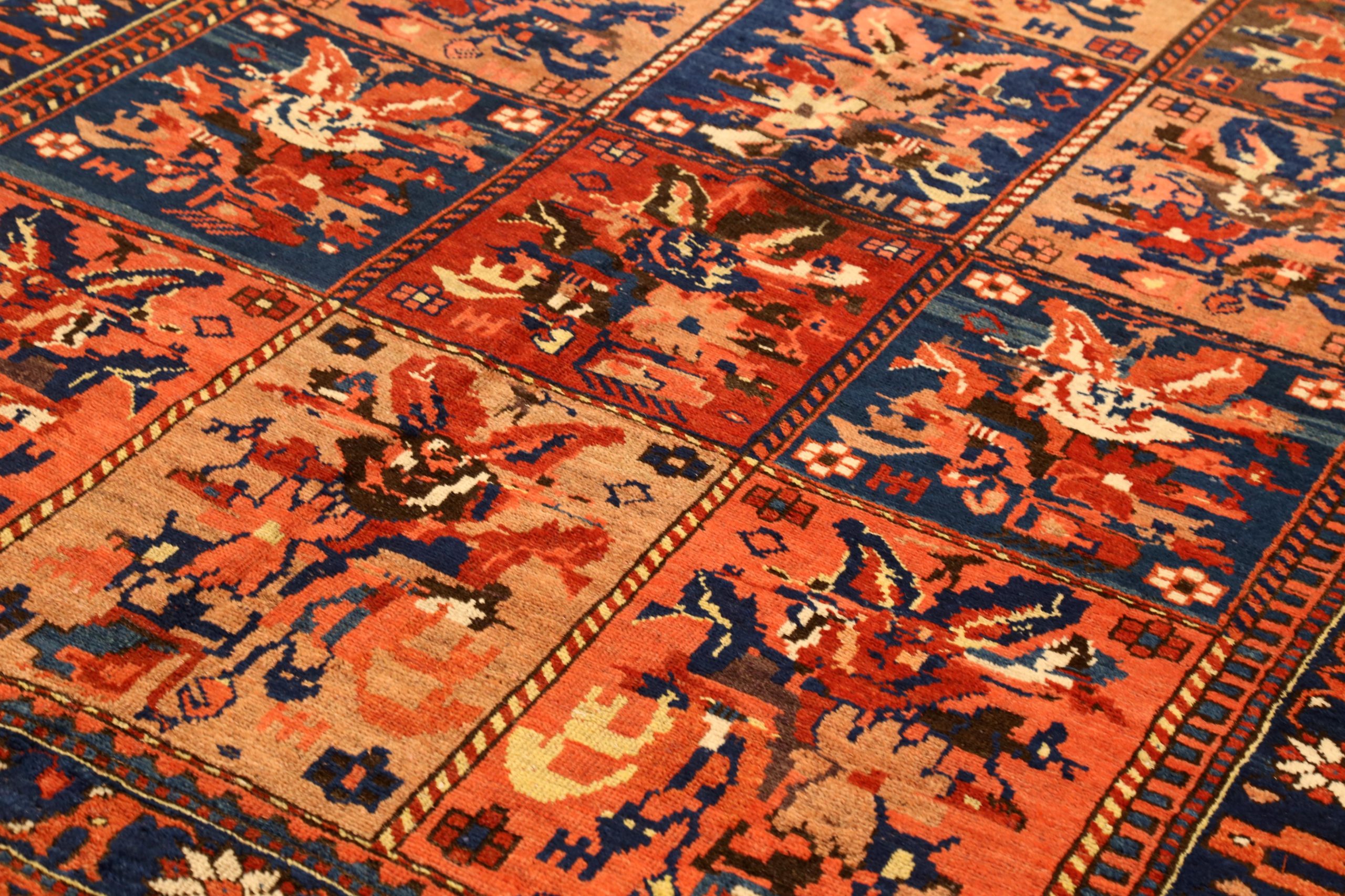 Thumbnail 12 for Antique Persian Bakhtiar Transitional Rug 11026