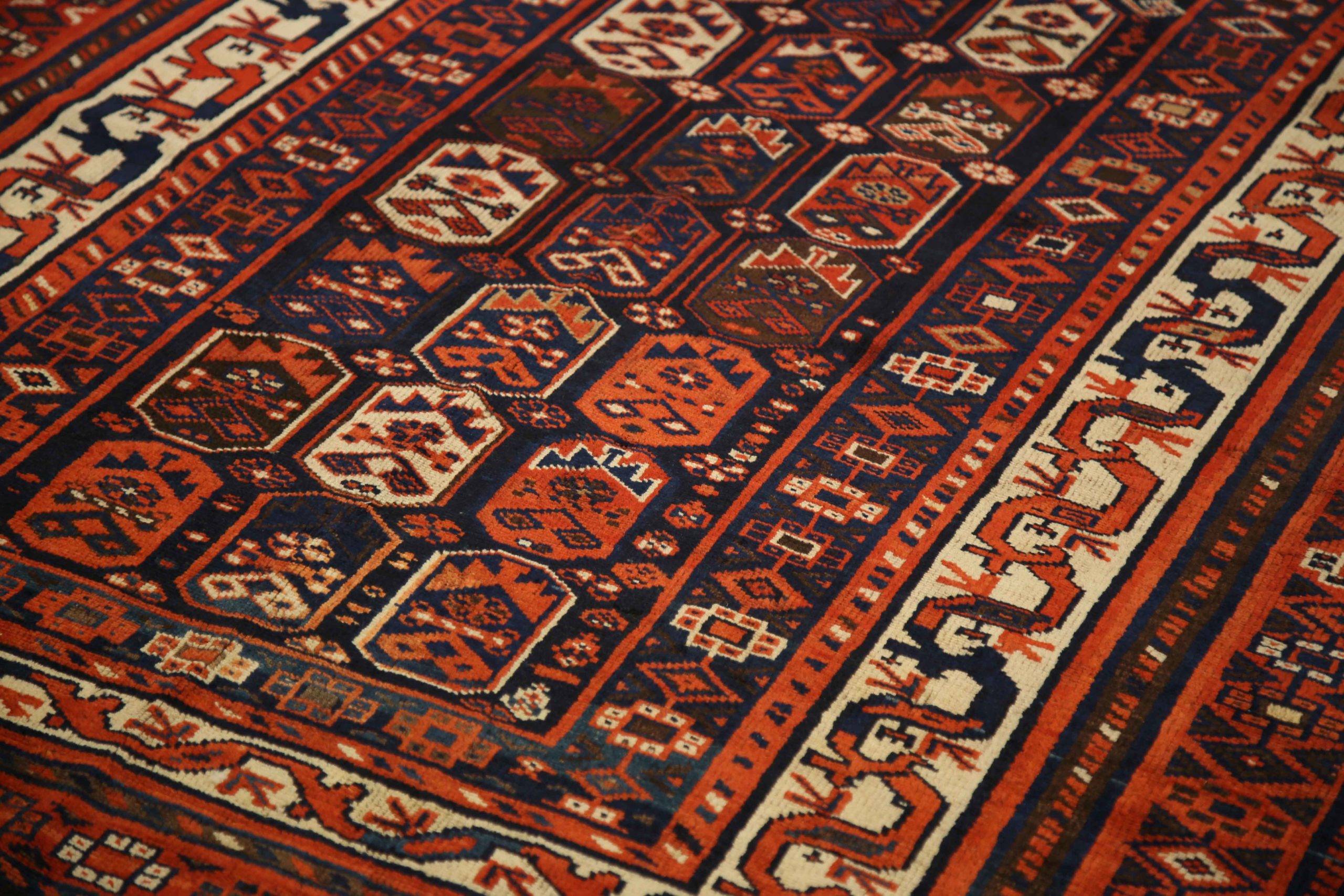 Thumbnail 13 for Antique Persian Shiraz Traditional Rug 11044