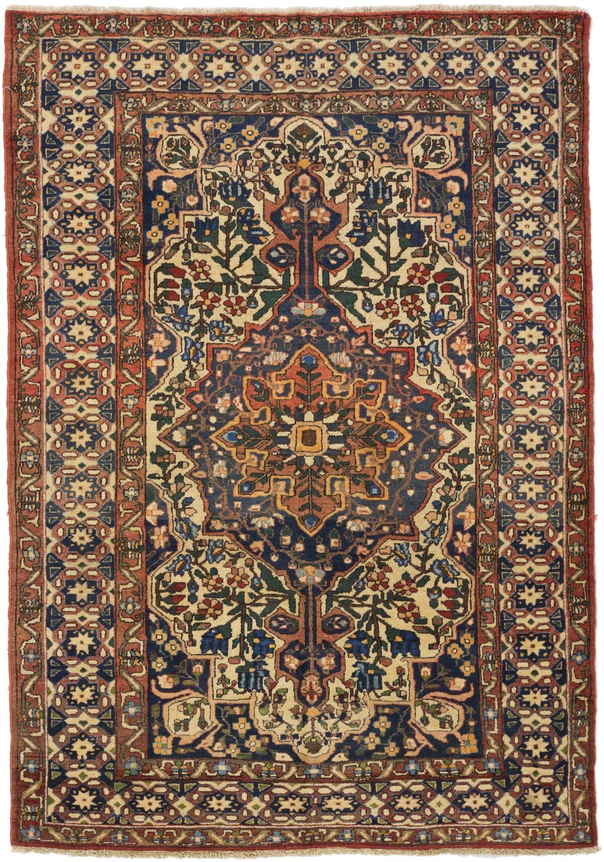 Thumbnail 15 for Antique Persian Bakhtiar Traditional Rug 11065