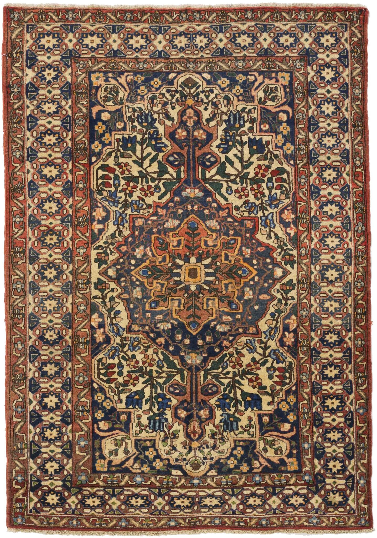 Thumbnail 13 for Antique Persian Bakhtiar Traditional Rug 11065