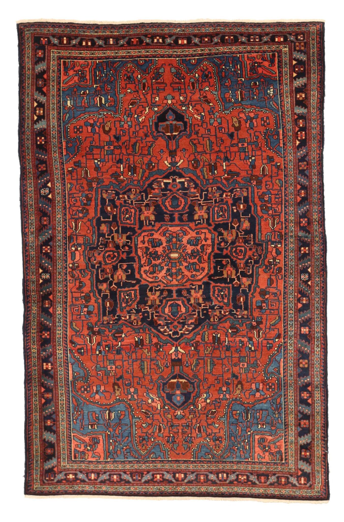 Thumbnail 15 for Antique Persian Hamadan Transitional Rug 11068
