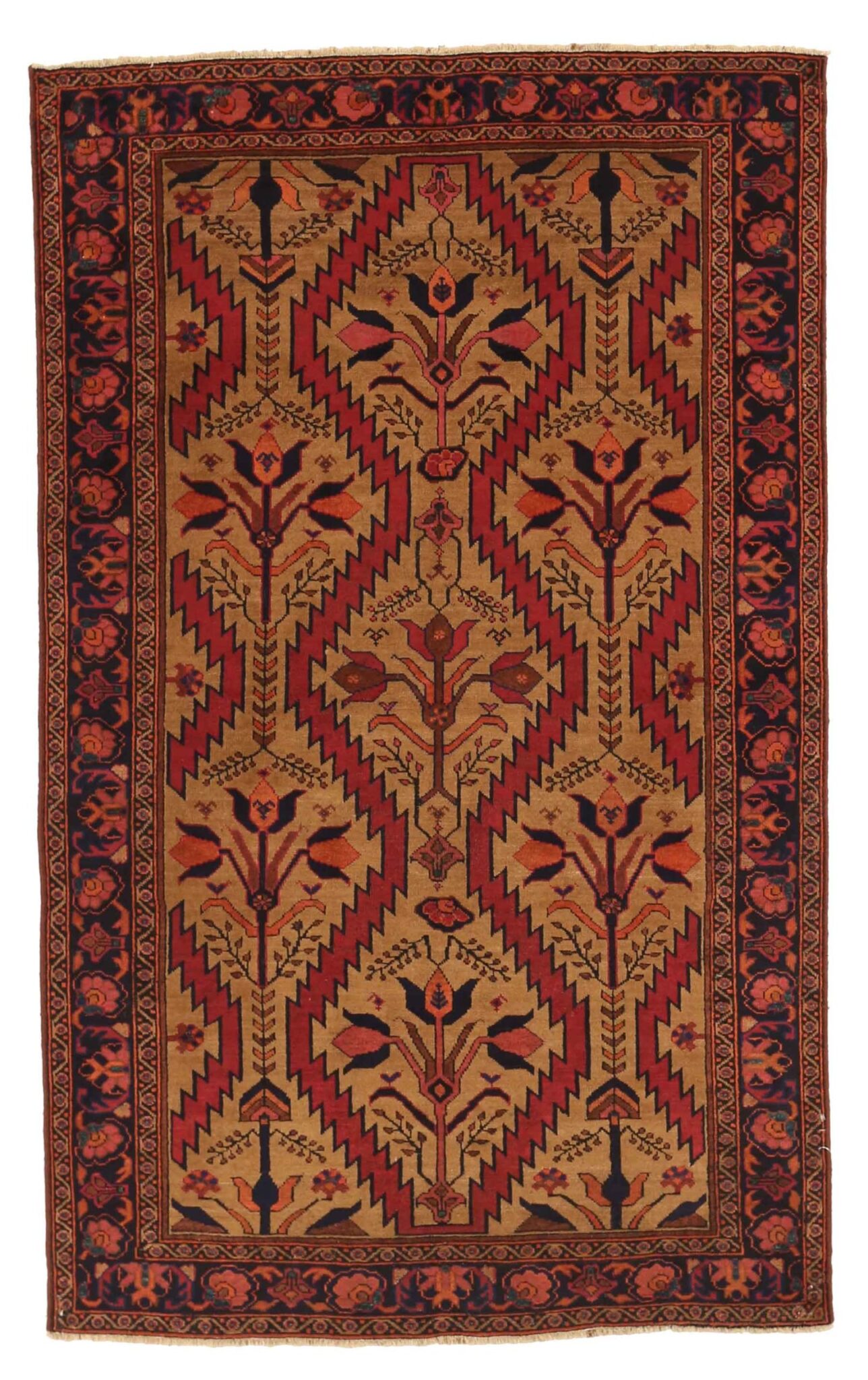 Thumbnail 14 for Antique Persian Kurdish Transitional Rug 11077