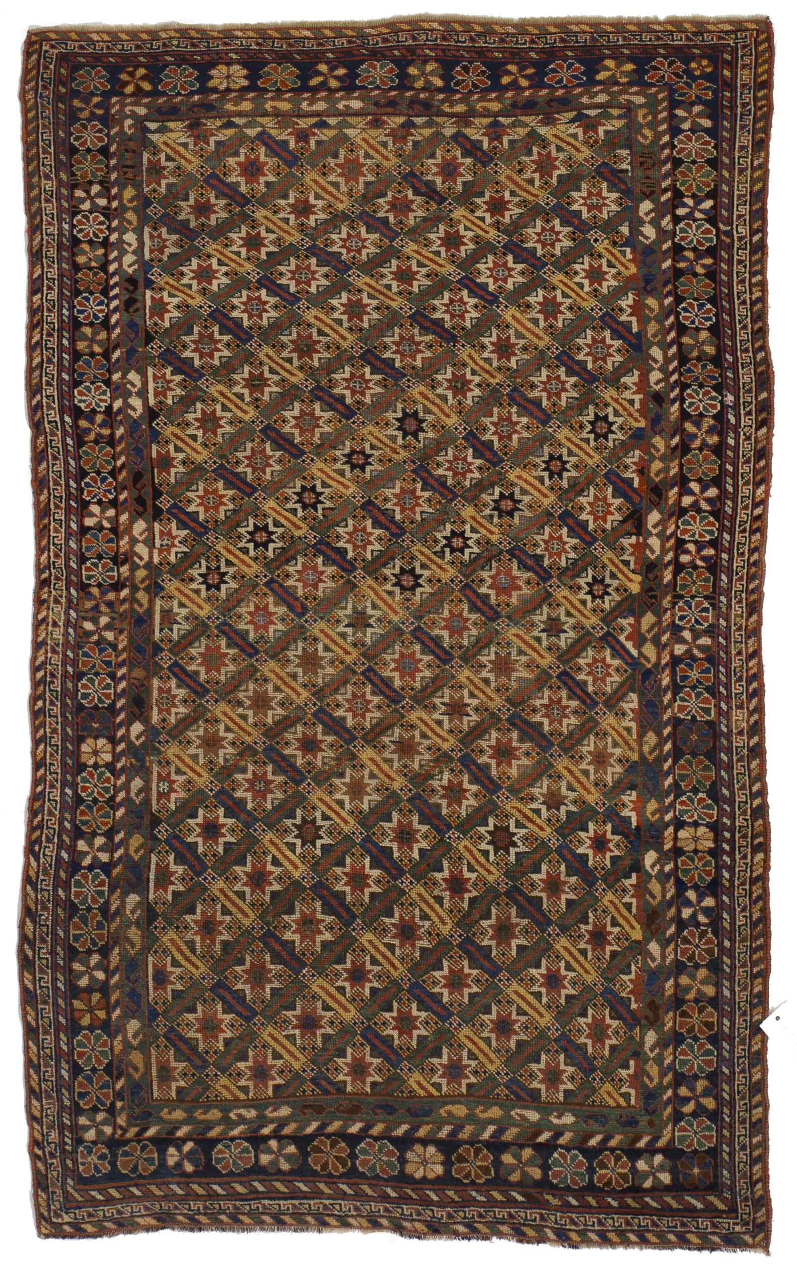 Thumbnail 8 for Antique Persian Shiraz Transitional Rug 11081
