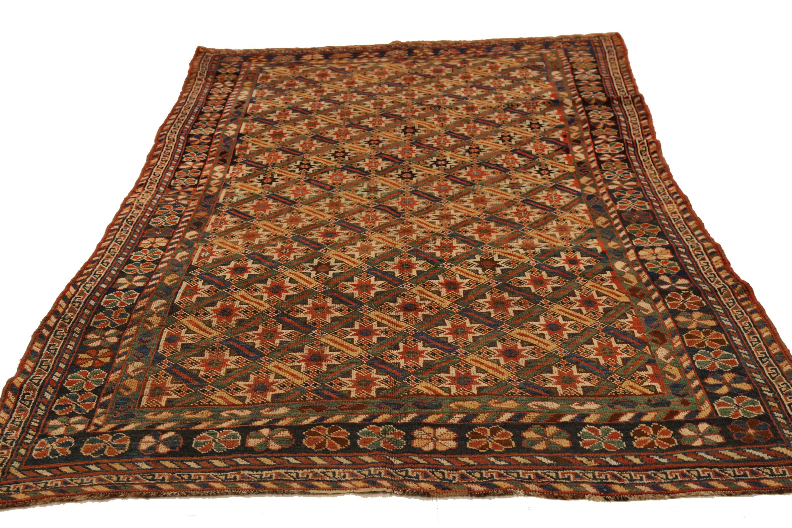 Thumbnail 11 for Antique Persian Shiraz Transitional Rug 11081