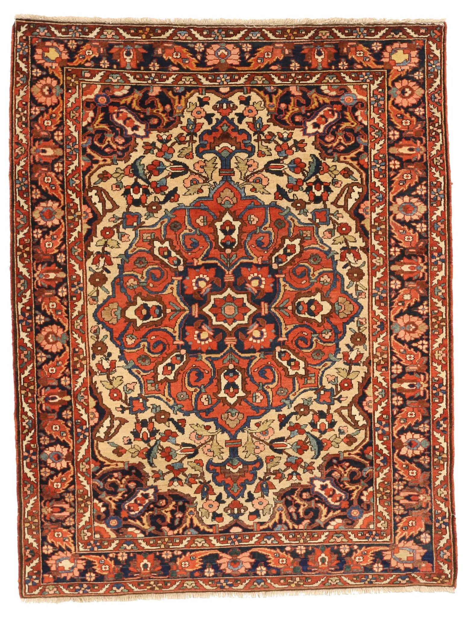 Thumbnail 11 for Antique Persian Bakhtiar Traditional Rug 11091