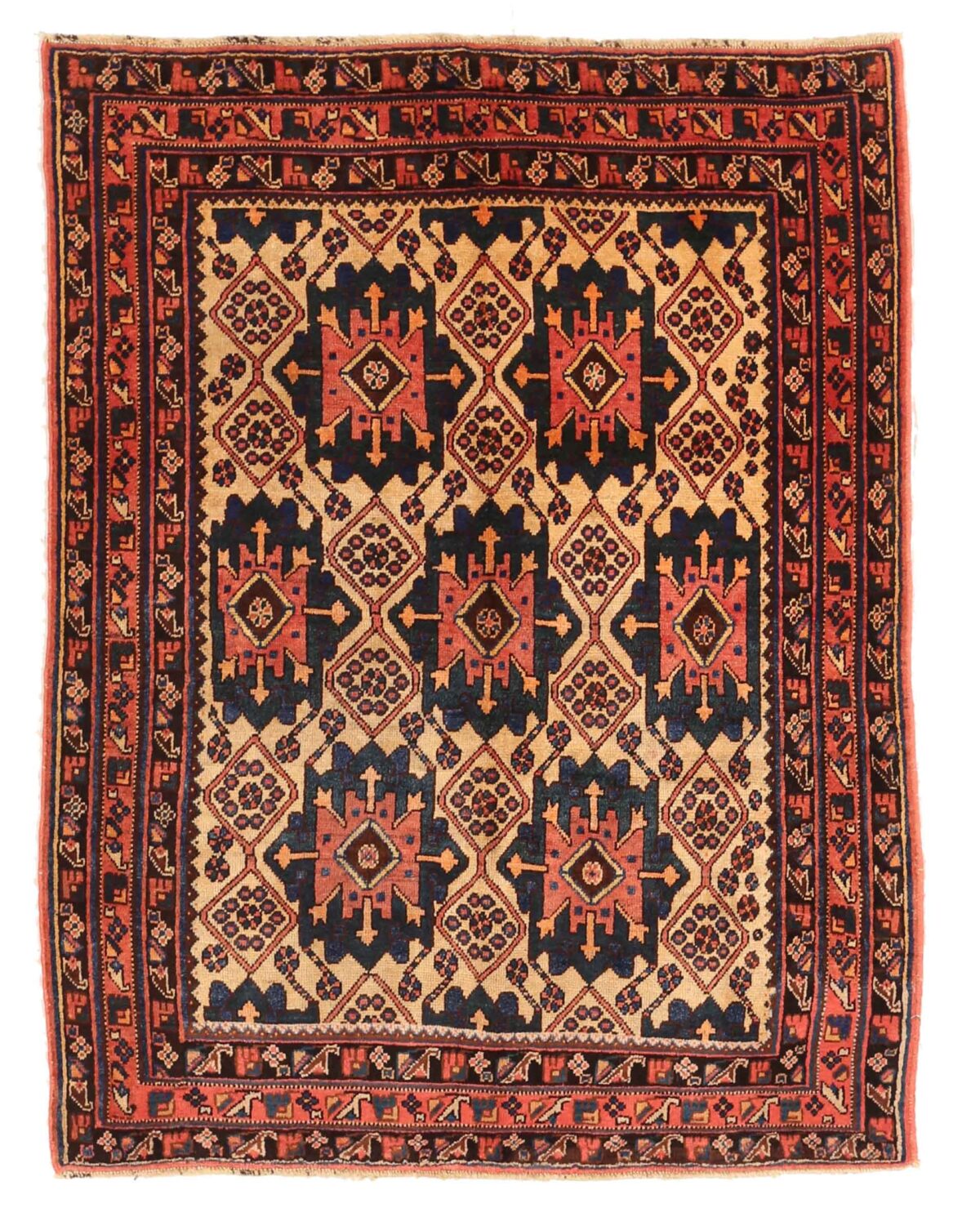 Thumbnail 15 for Antique Persian Sirjan Transitional Rug 11116