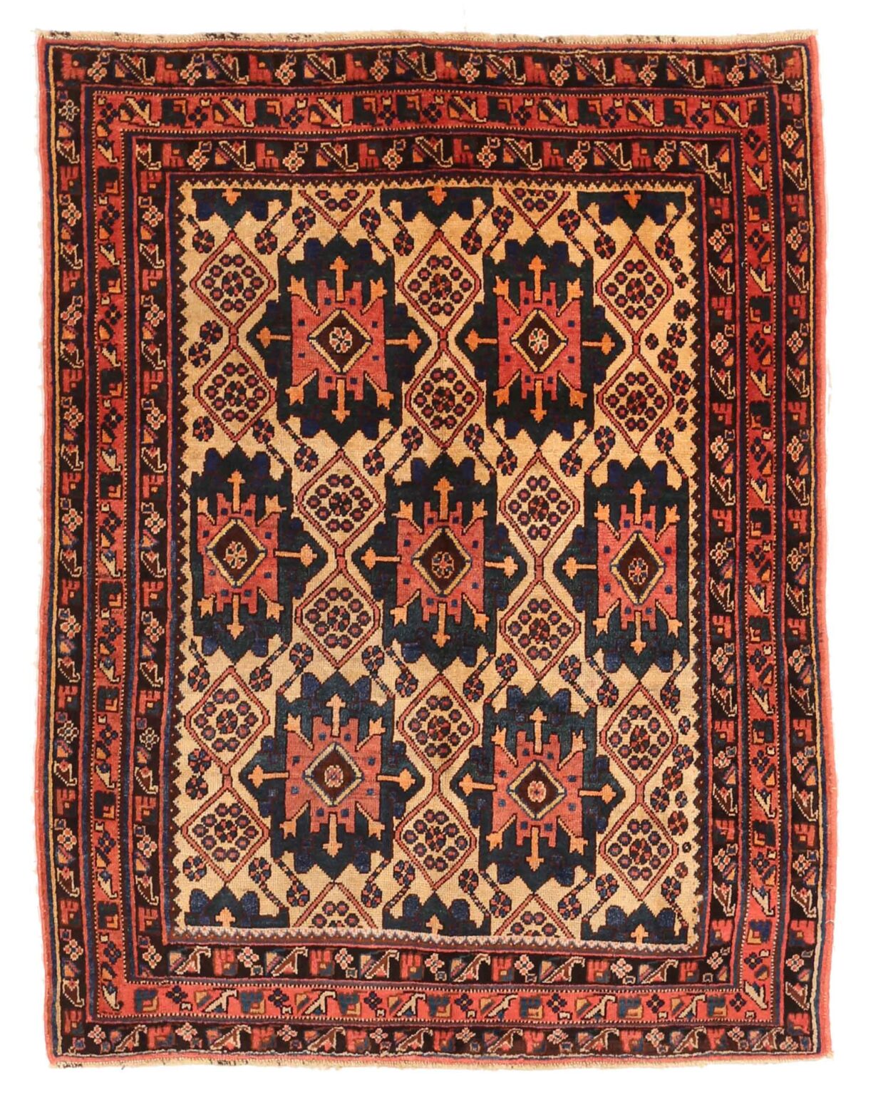 Thumbnail 12 for Antique Persian Sirjan Transitional Rug 11116