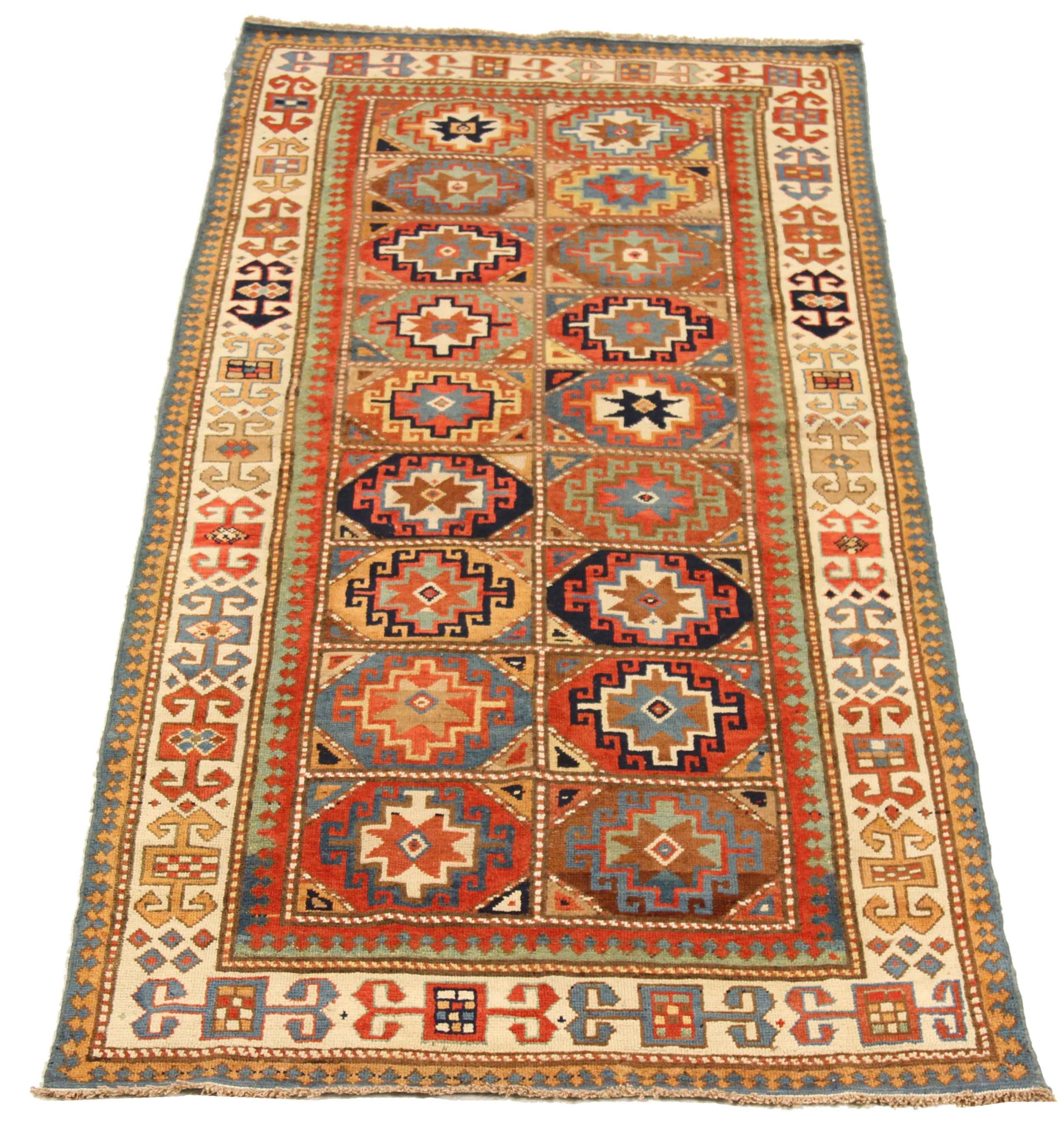 Thumbnail 6 for Antique Russia Shirvan Transitional Rug 11135