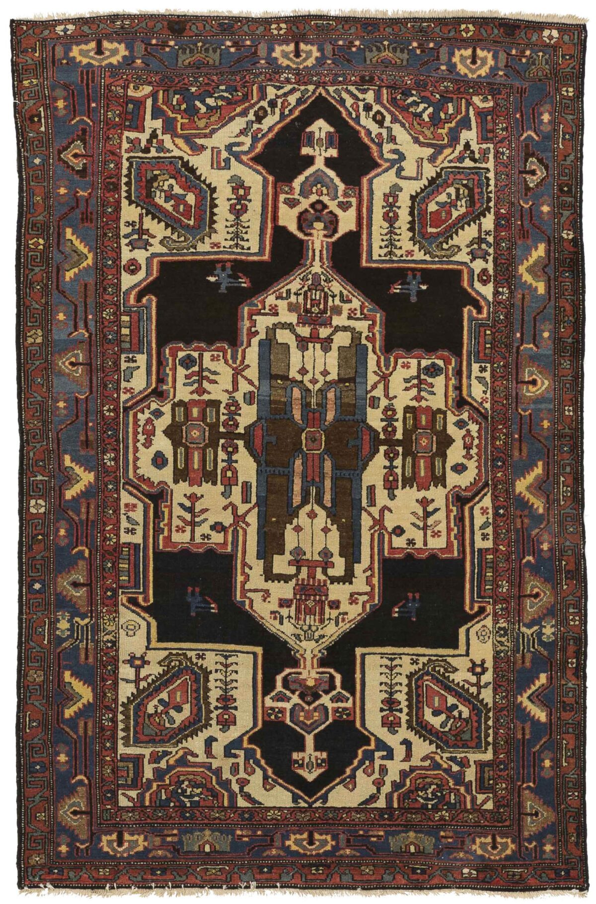 Thumbnail 15 for Antique Persian Bakhtiar Transitional Rug 11141