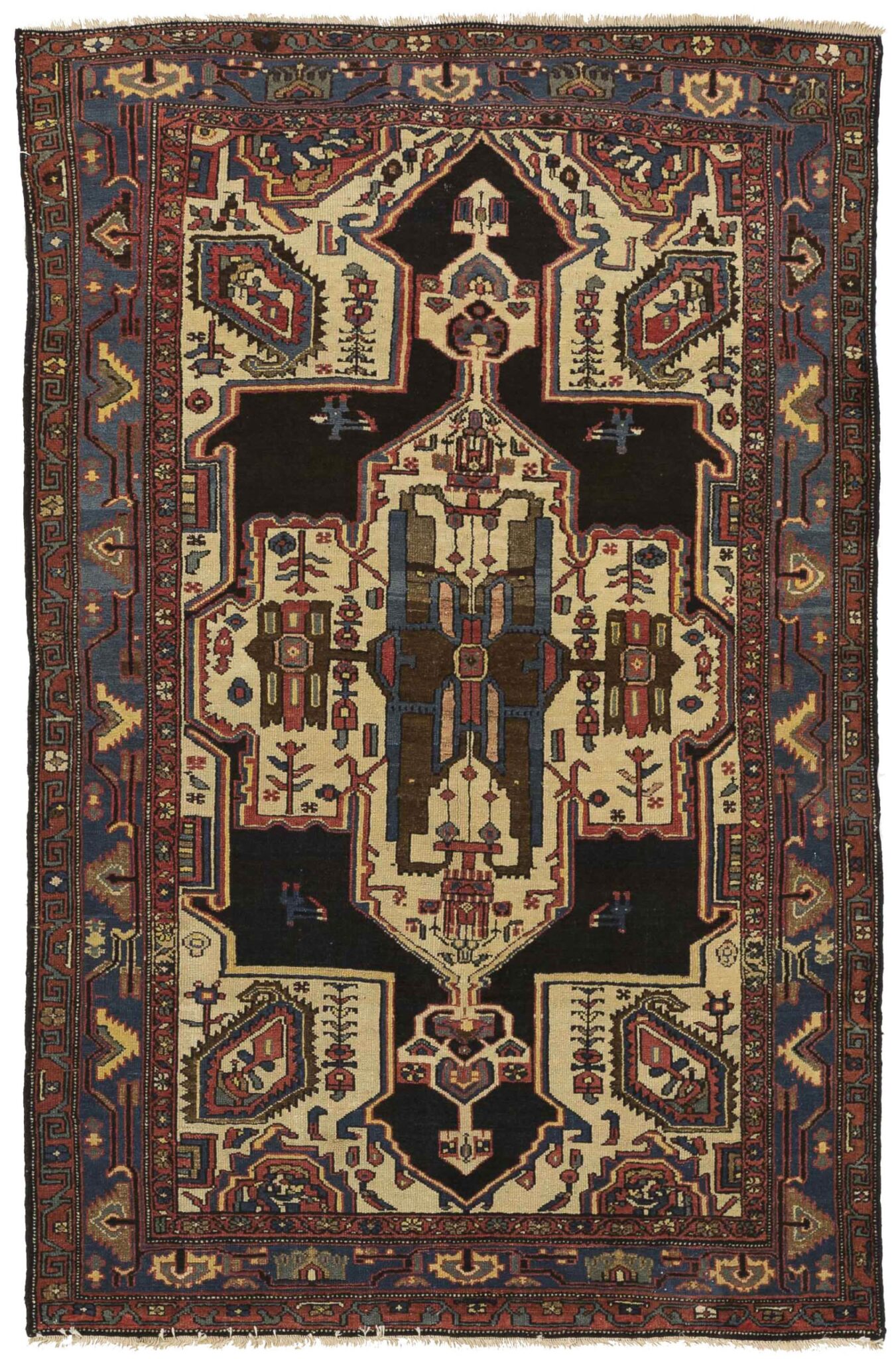Thumbnail 13 for Antique Persian Bakhtiar Transitional Rug 11141