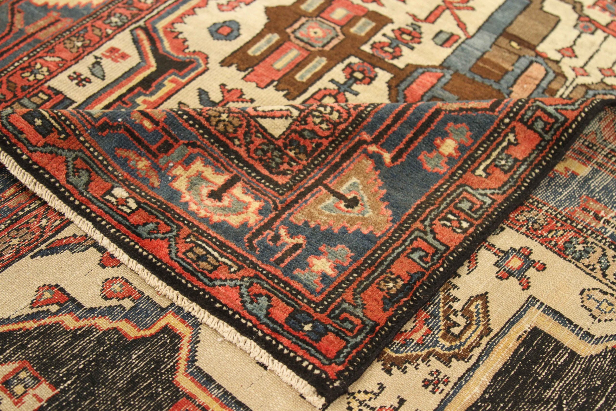 Thumbnail 8 for Antique Persian Bakhtiar Transitional Rug 11141