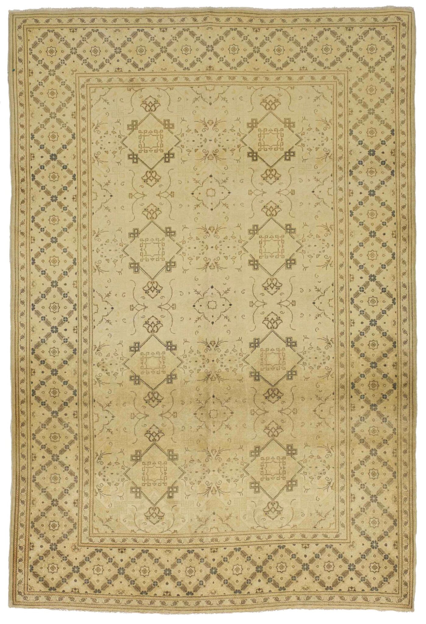 Thumbnail 11 for Antique Persian Kashan Transitional Rug 11168