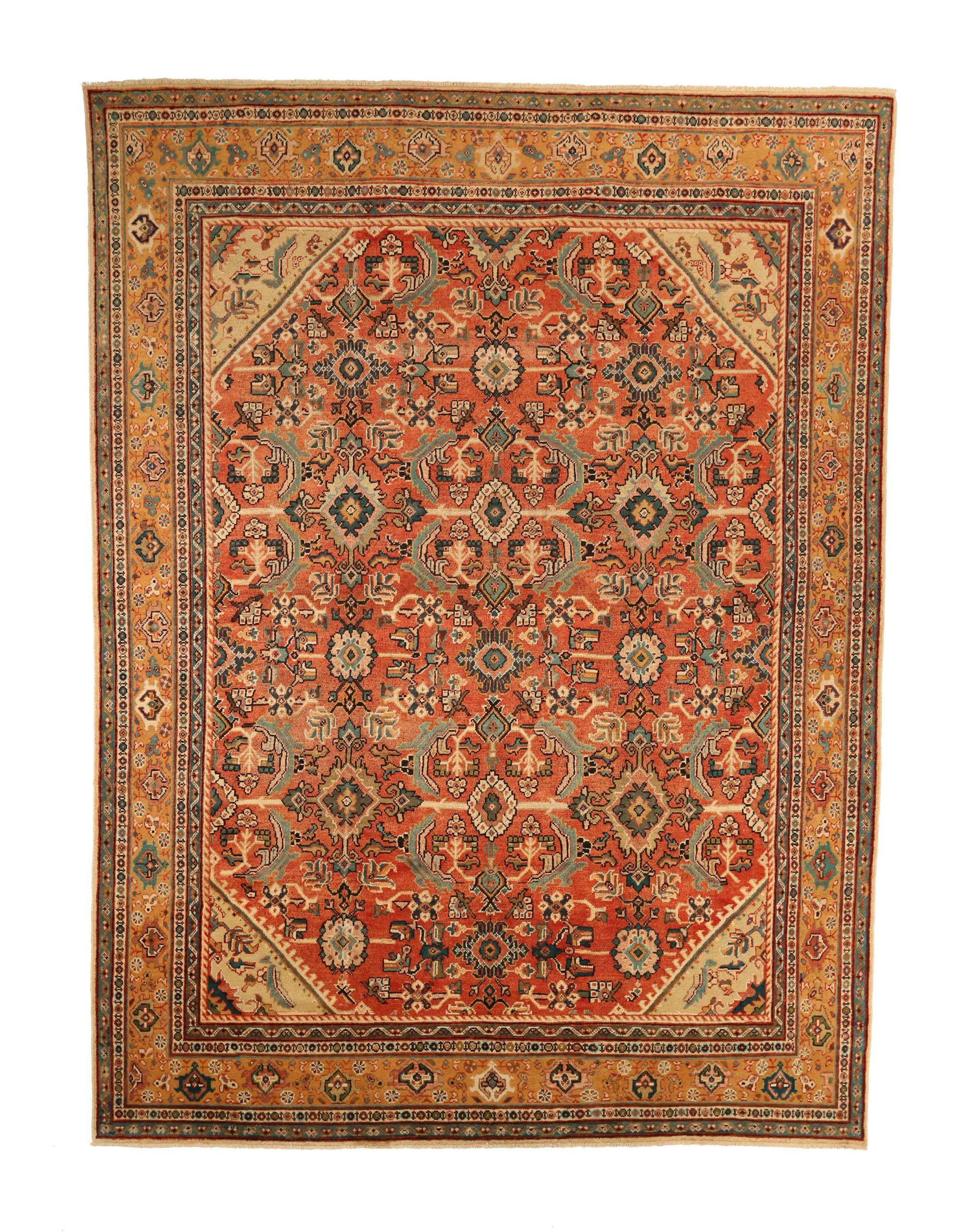Thumbnail 7 for Antique Persian Sultanabad Transitional Rug 11193