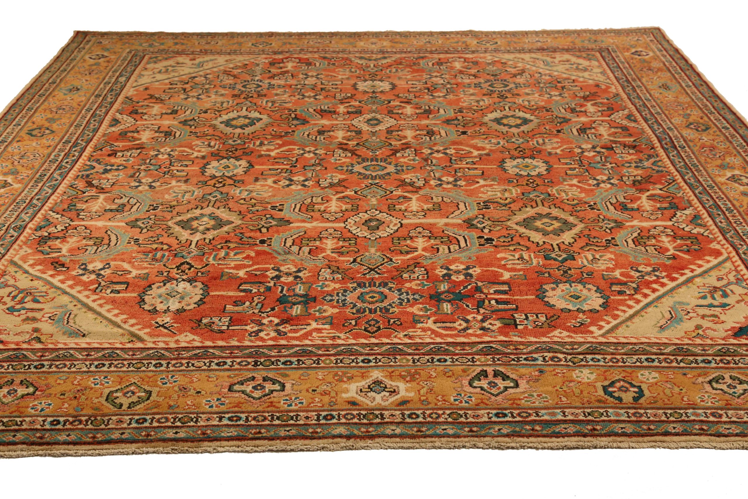 Thumbnail 11 for Antique Persian Sultanabad Transitional Rug 11193