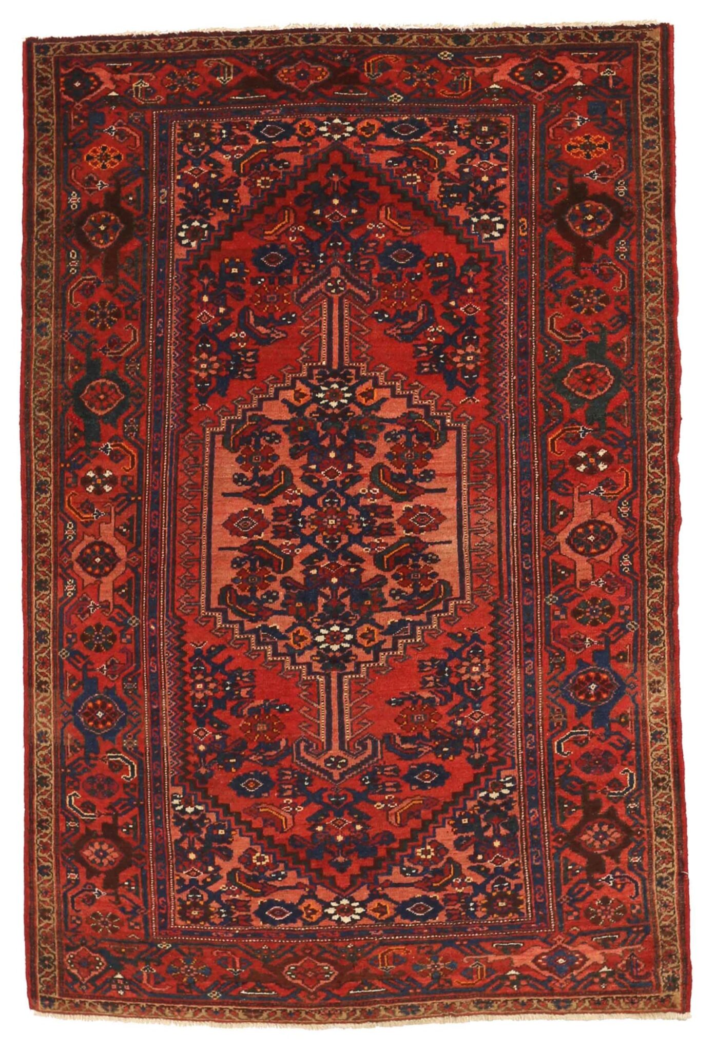 Thumbnail 14 for Antique Persian Hamadan Traditional Rug 11223