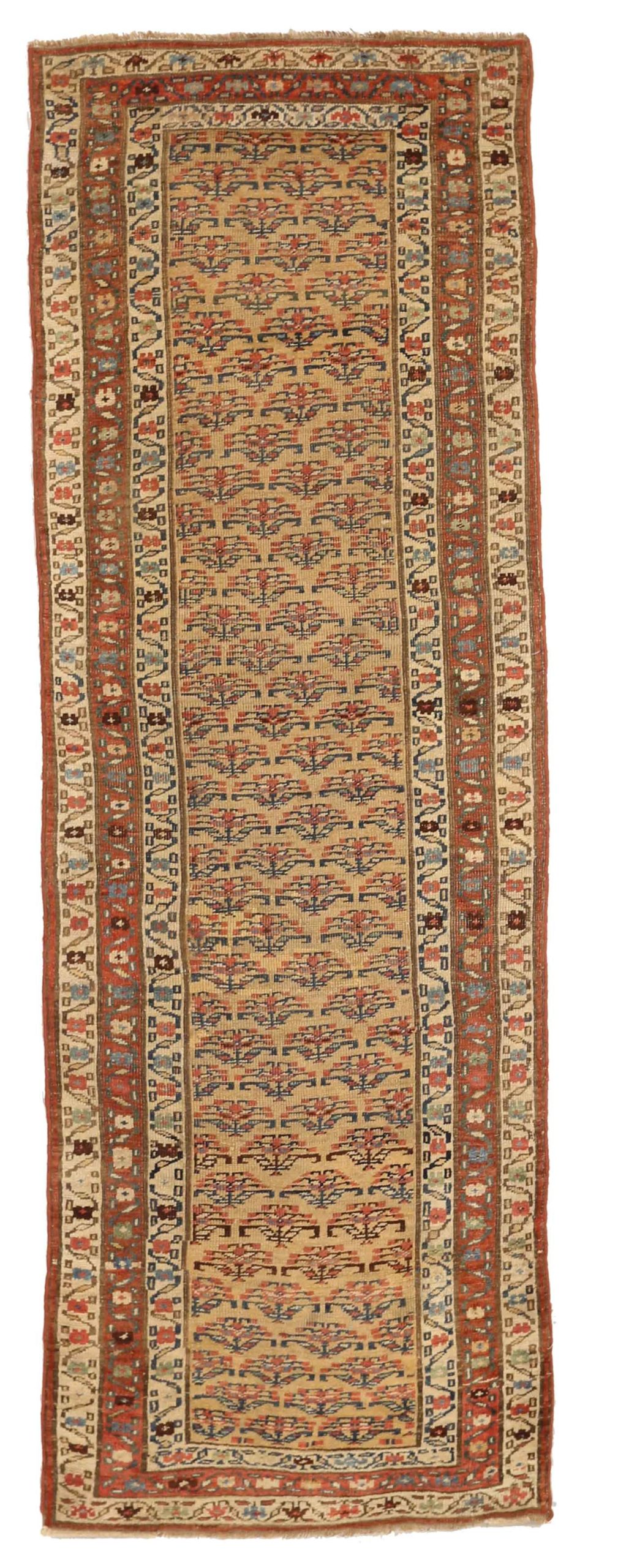 Thumbnail 10 for Antique Persian Bijar Traditional Rug 11438