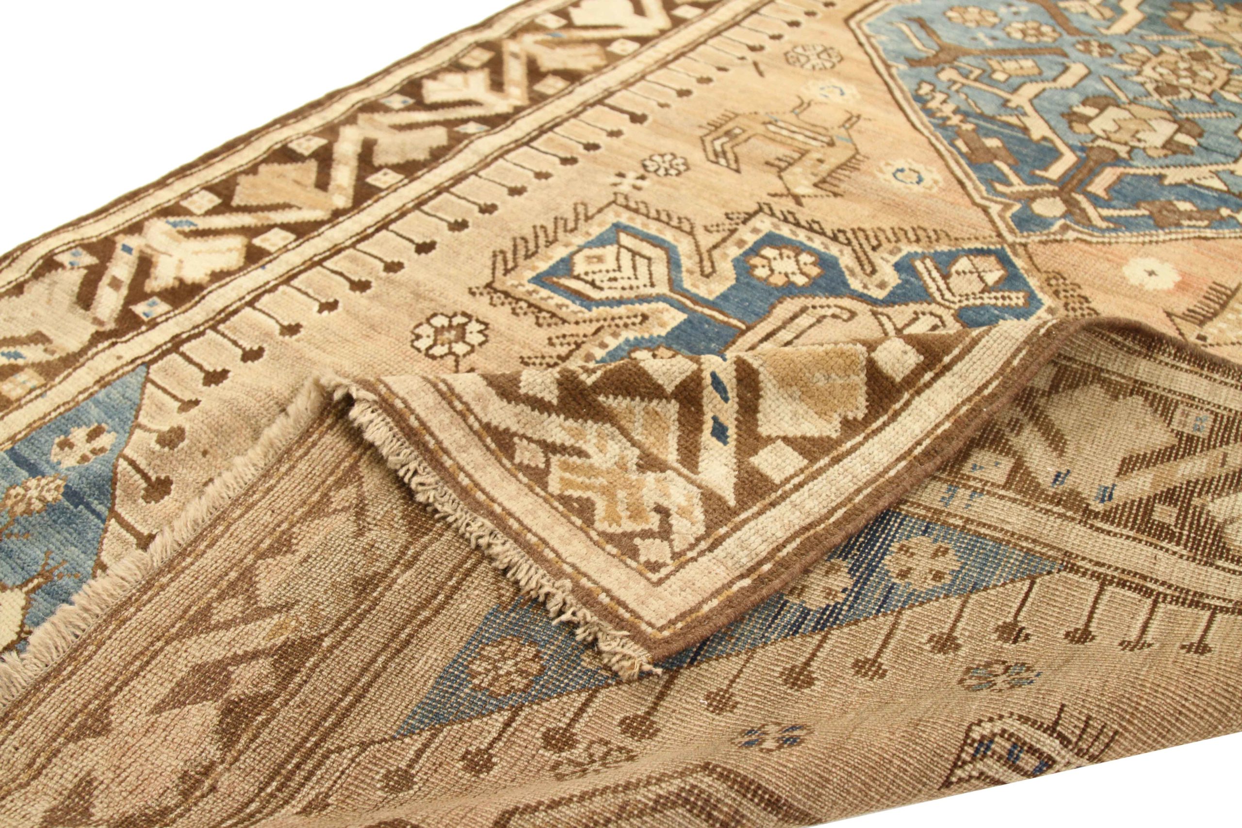 Thumbnail 8 for Antique Russia Kazakhstan Transitional Rug 11490