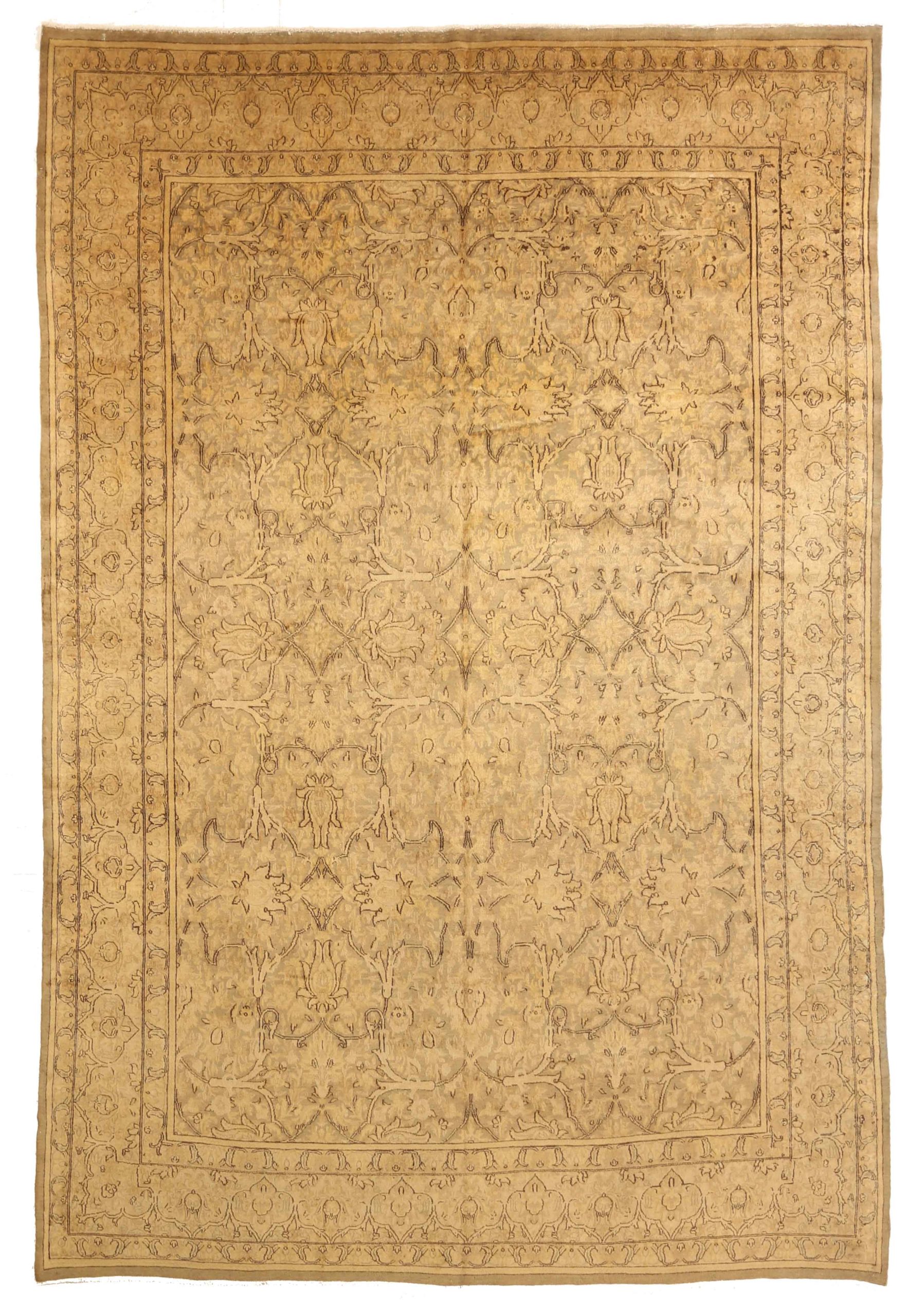 Thumbnail 4 for Antique Persian Kerman Transitional Rug 11507