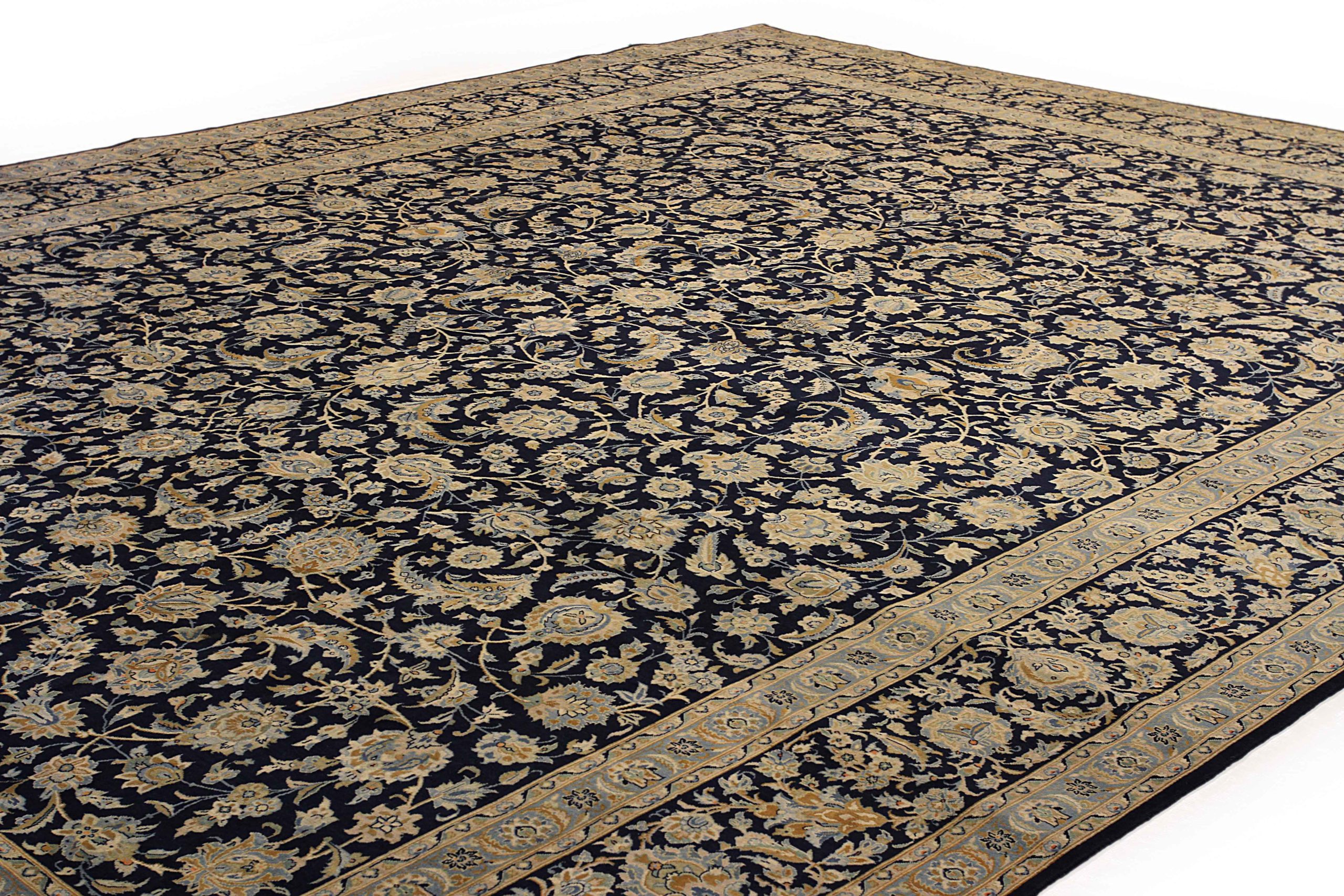 Thumbnail 13 for Antique Persian Kashan Traditional Rug 11524