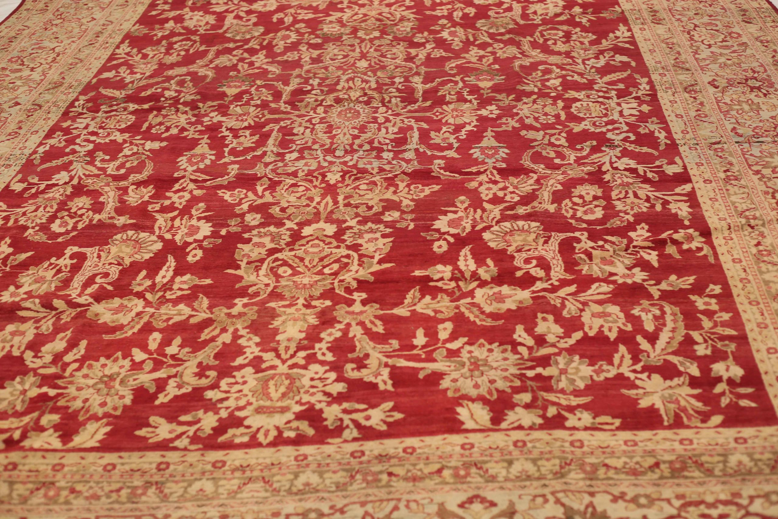 Thumbnail 15 for Antique Persian Yazd Traditional Rug 11712