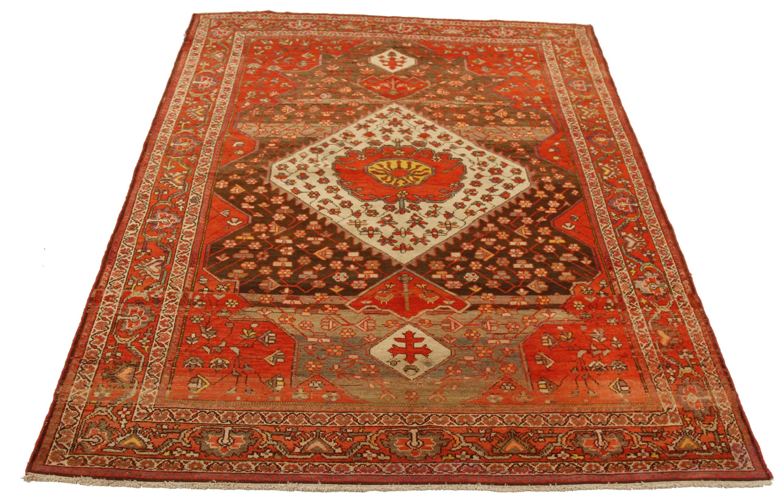 Thumbnail 12 for Antique Persian Malayer Transitional Rug 11717