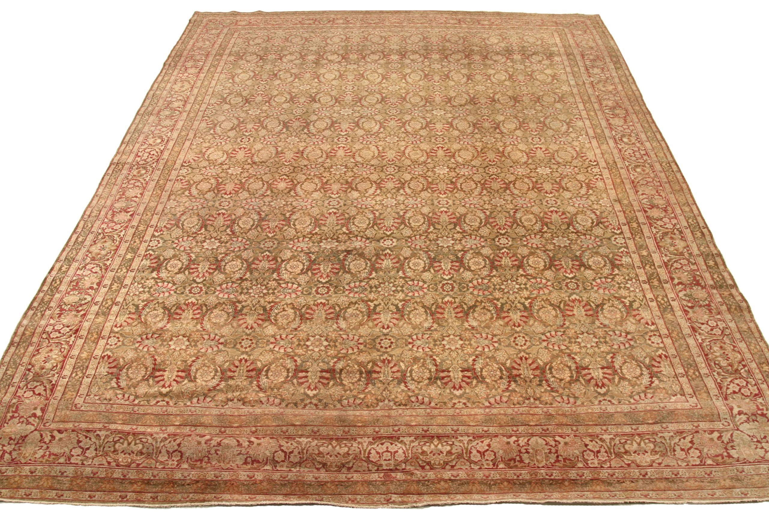 Thumbnail 13 for Antique Persian Yazd Transitional Rug 11721