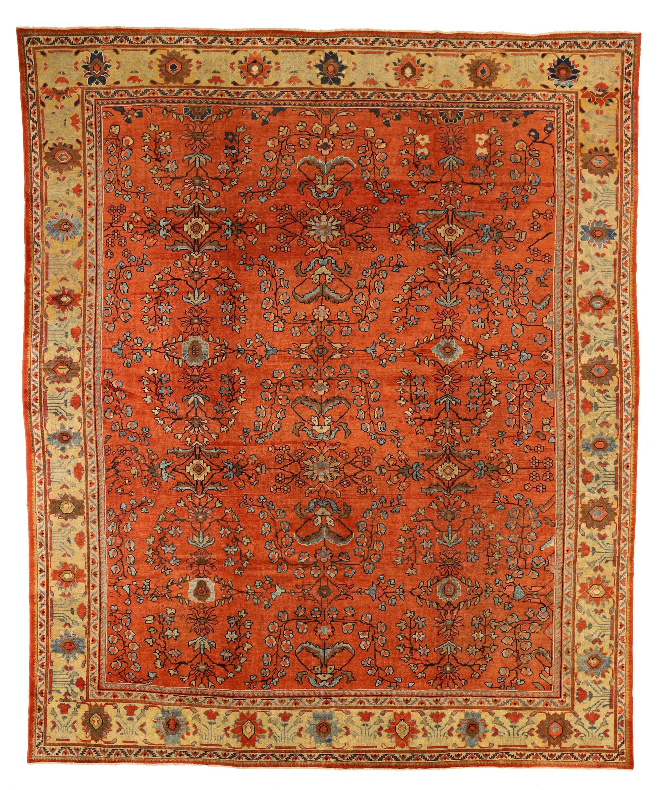 Thumbnail 4 for Antique Persian Mahal Transitional Rug 12076