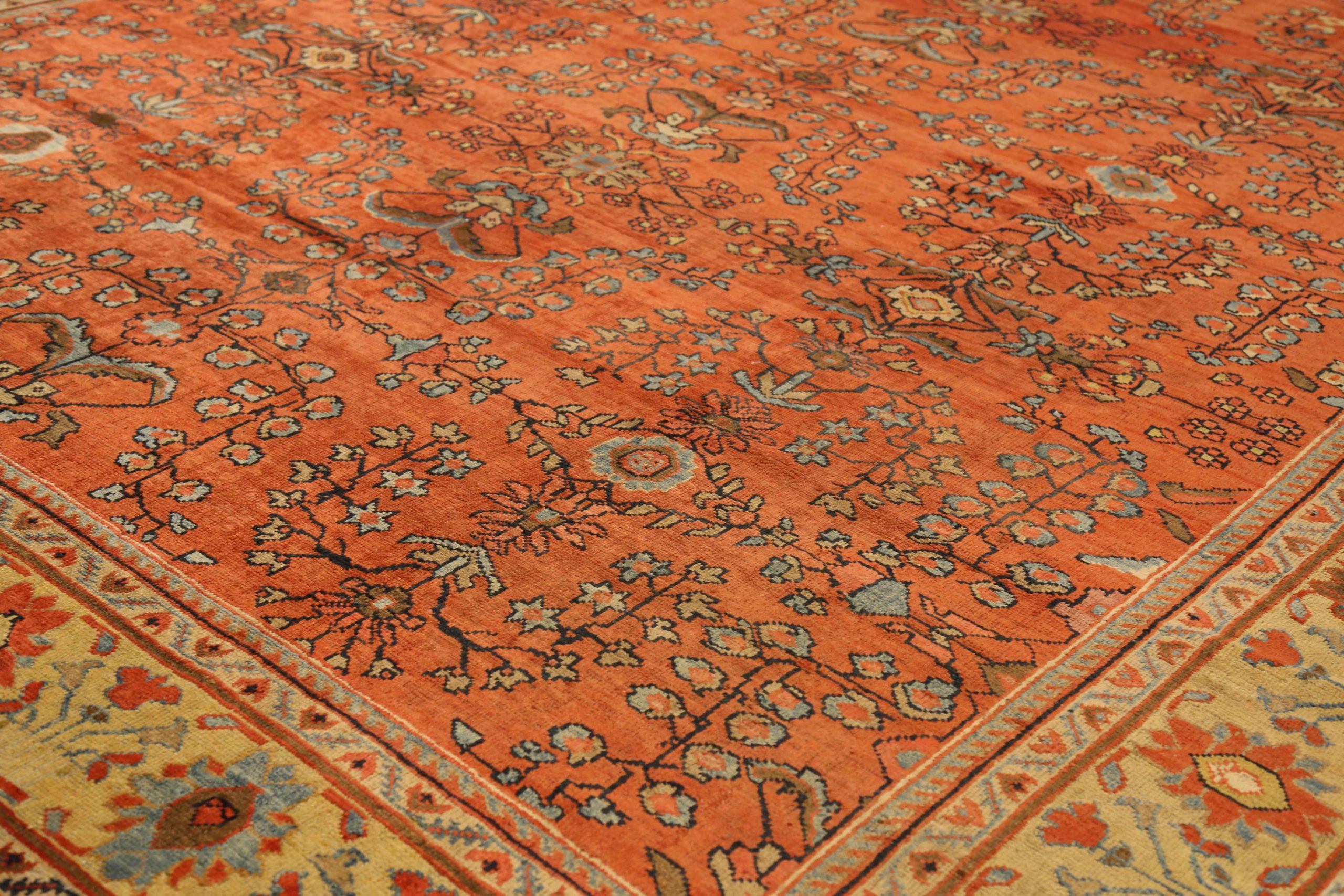 Thumbnail 15 for Antique Persian Mahal Transitional Rug 12076
