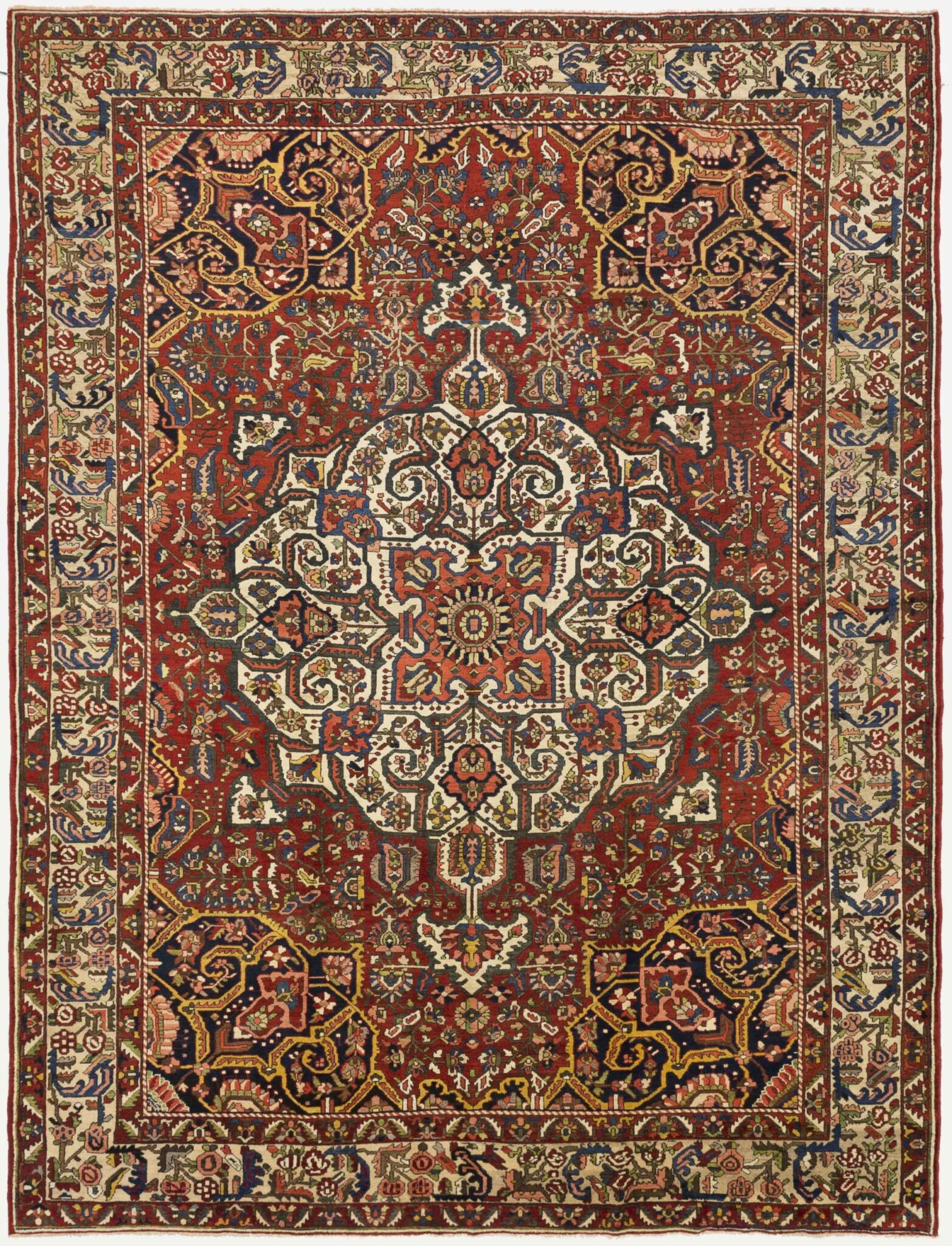 Thumbnail 12 for Antique Persian Bakhtiar Traditional Rug 12700