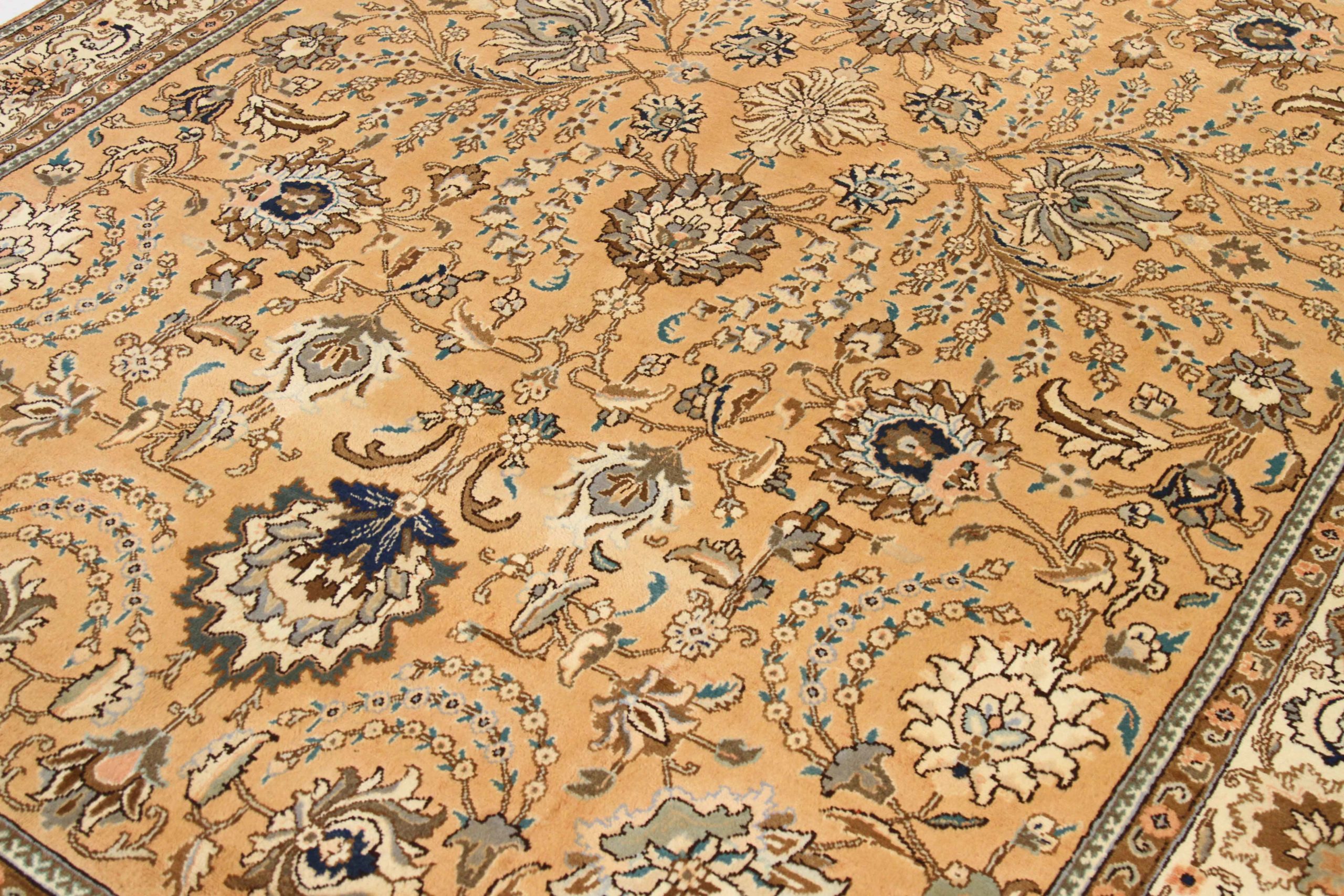 Thumbnail 8 for Antique Persian Tabriz Transitional Rug 12706