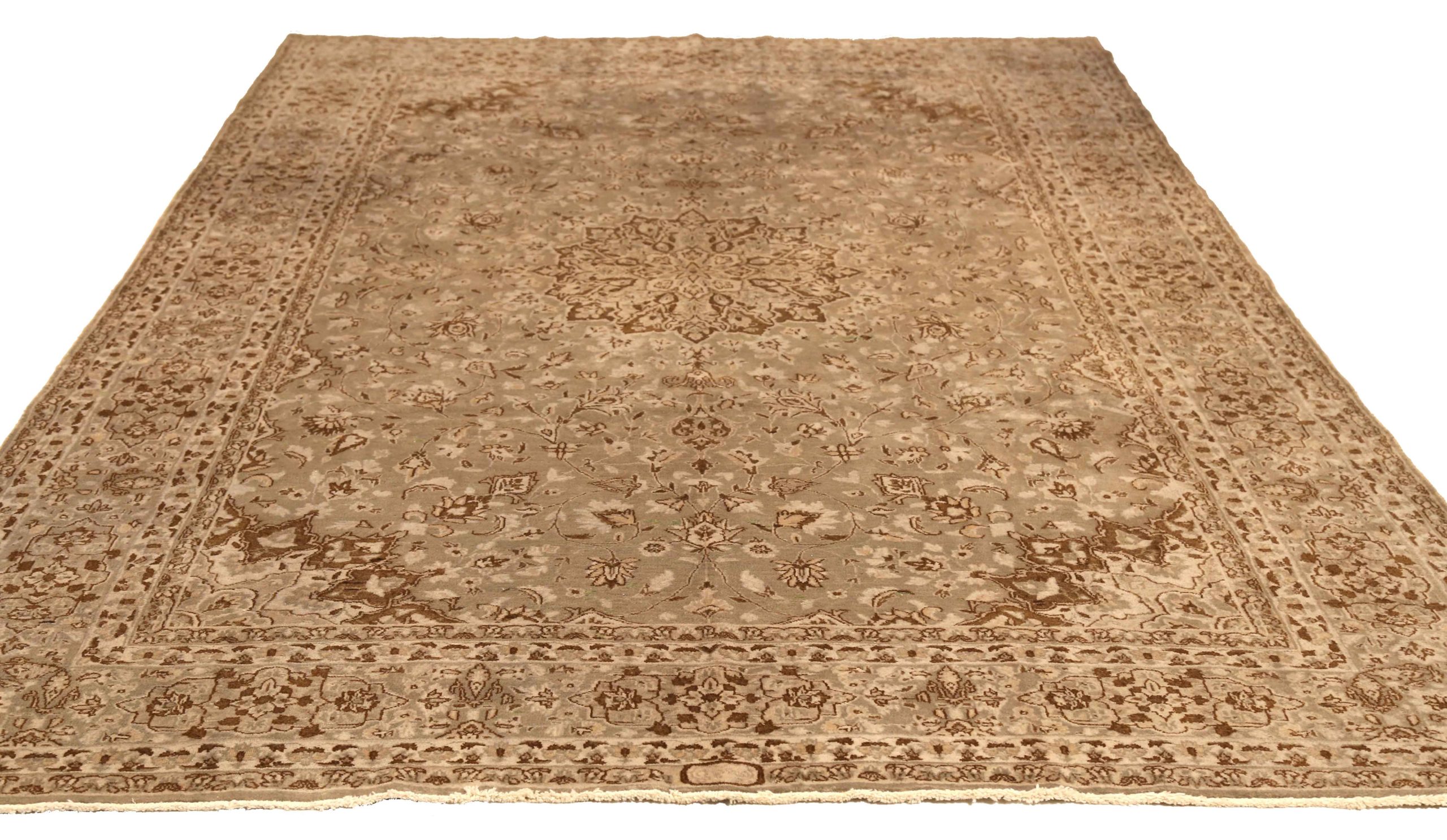 Thumbnail 12 for Antique Persian Kerman Transitional Rug 12723