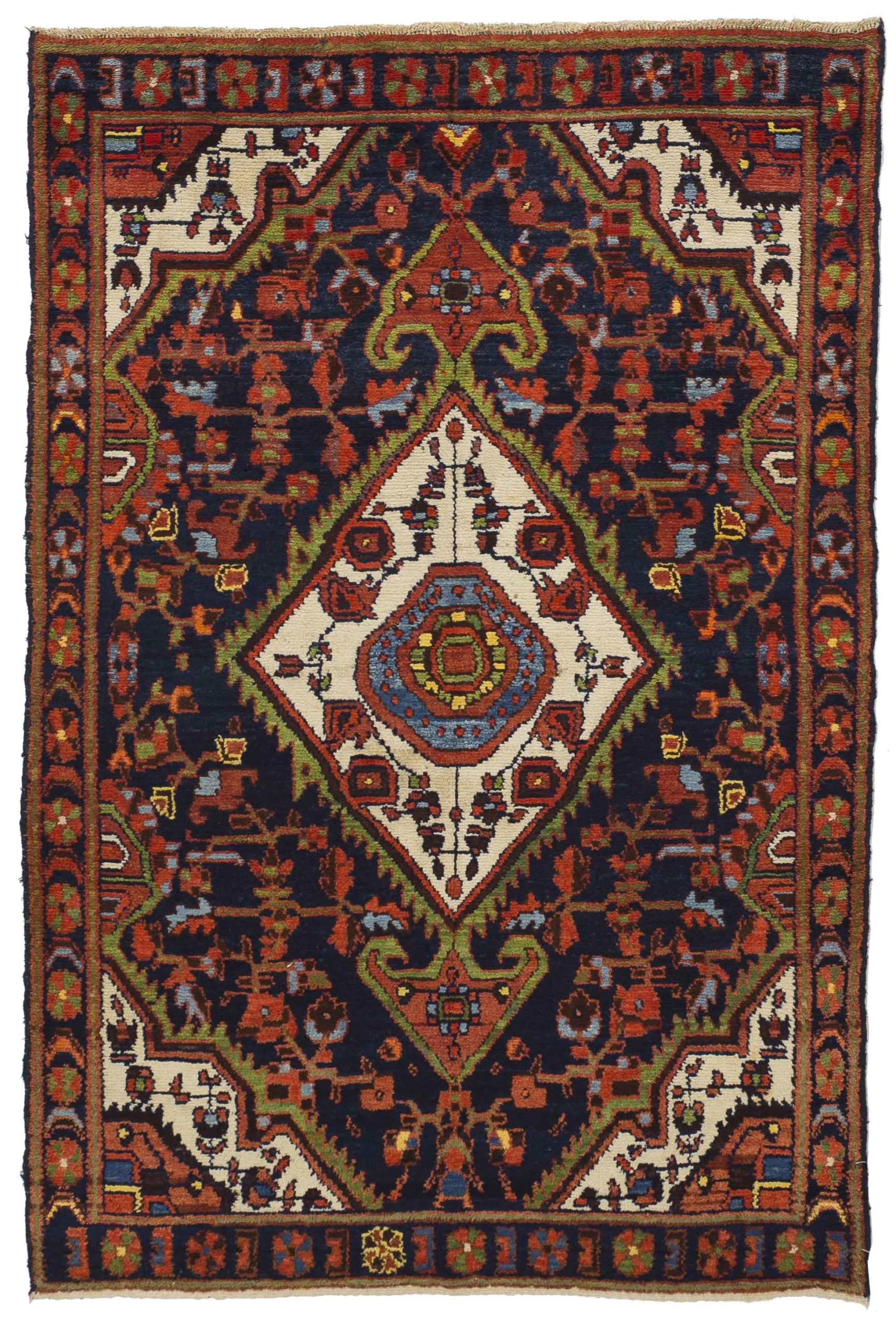 Thumbnail 3 for Antique Persian Malayer Traditional Rug 13297
