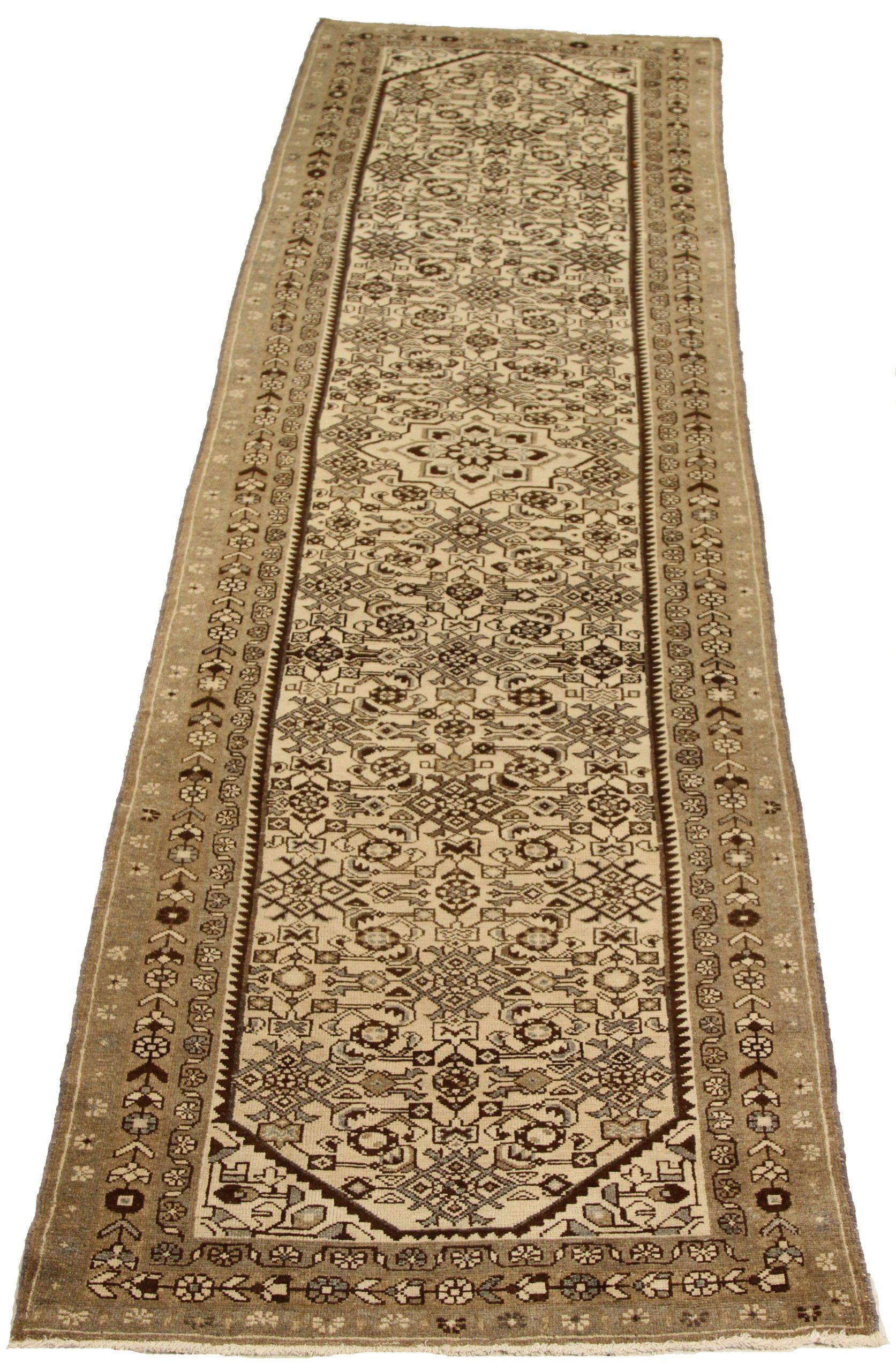 Thumbnail 8 for Antique Persian Malayer Transitional Rug 13361