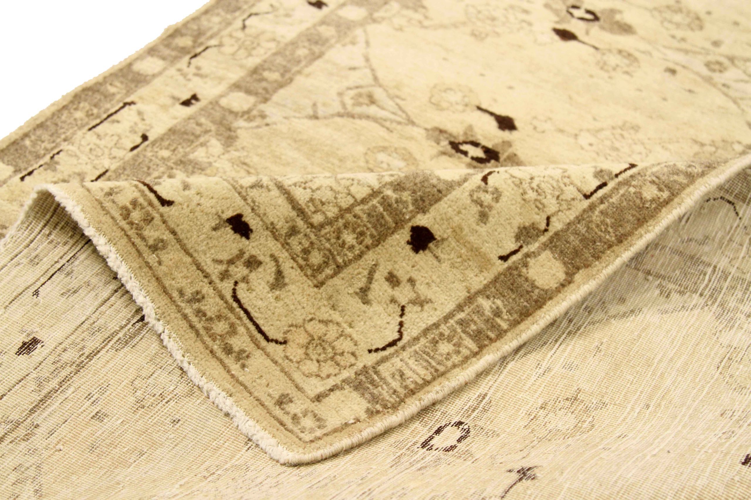 Thumbnail 9 for Antique Persian Tabriz Transitional Rug 13395