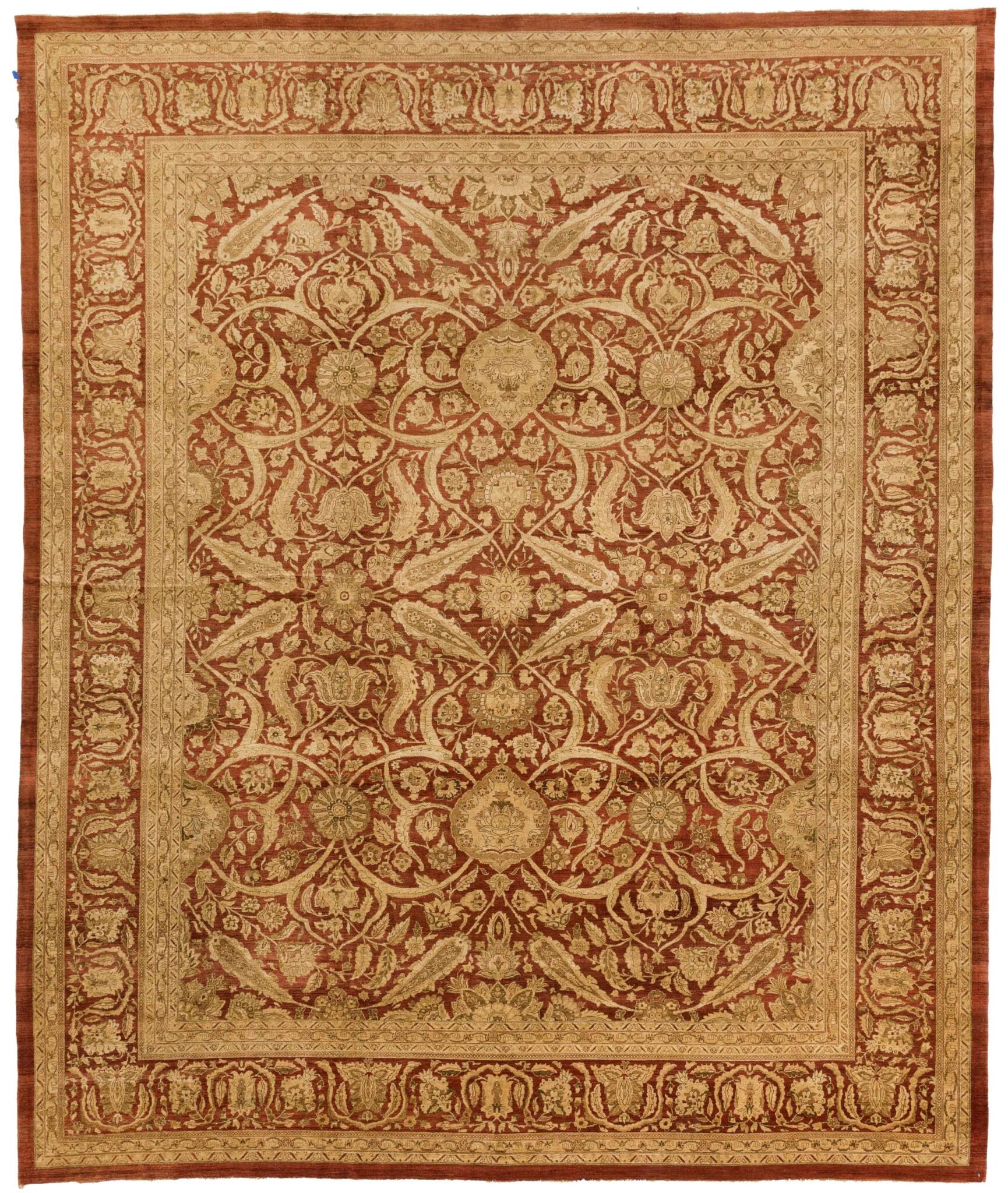 Thumbnail 15 for Persian Tabriz Transitional Rug 13661