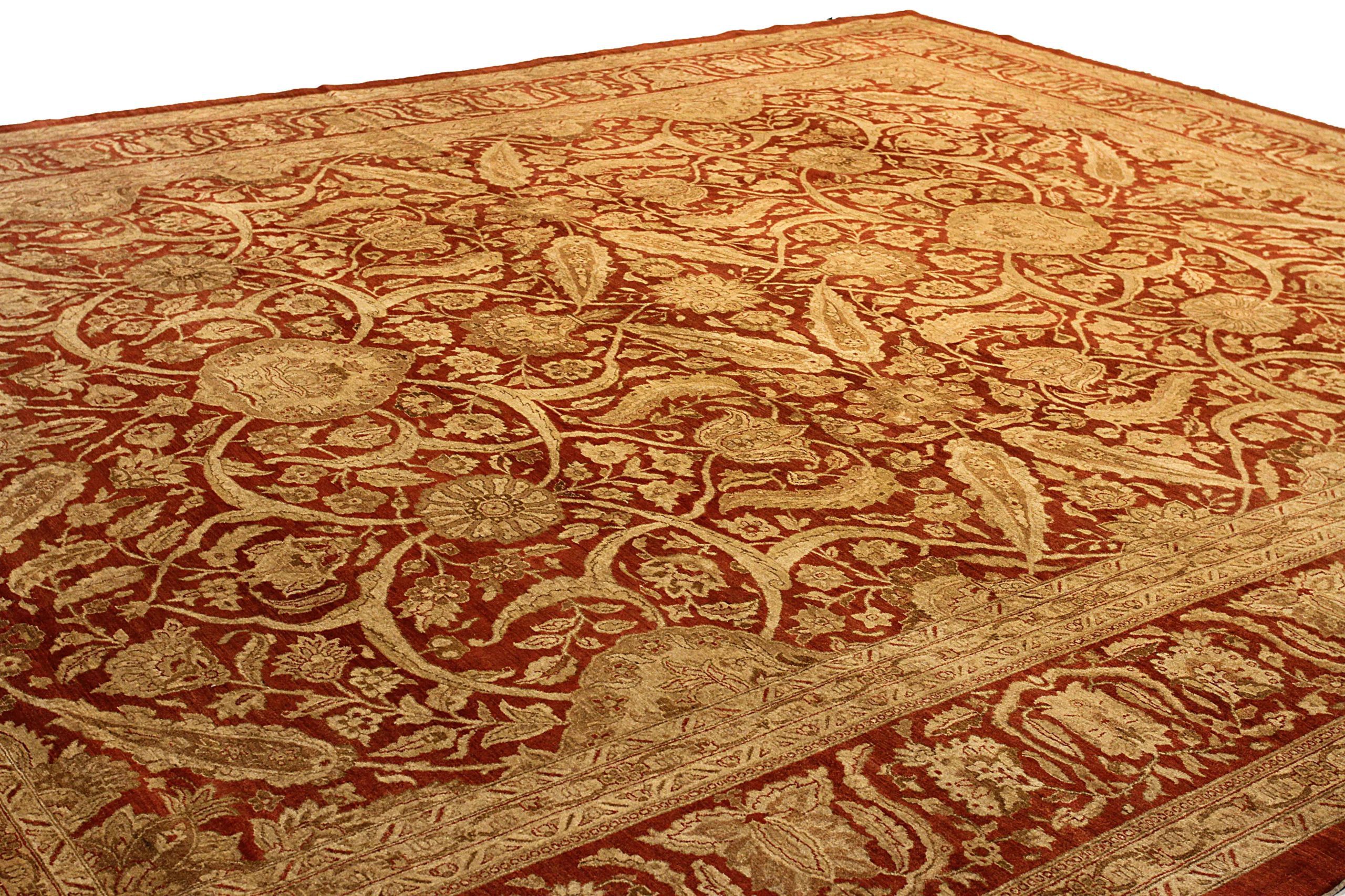 Thumbnail 13 for Persian Tabriz Transitional Rug 13661