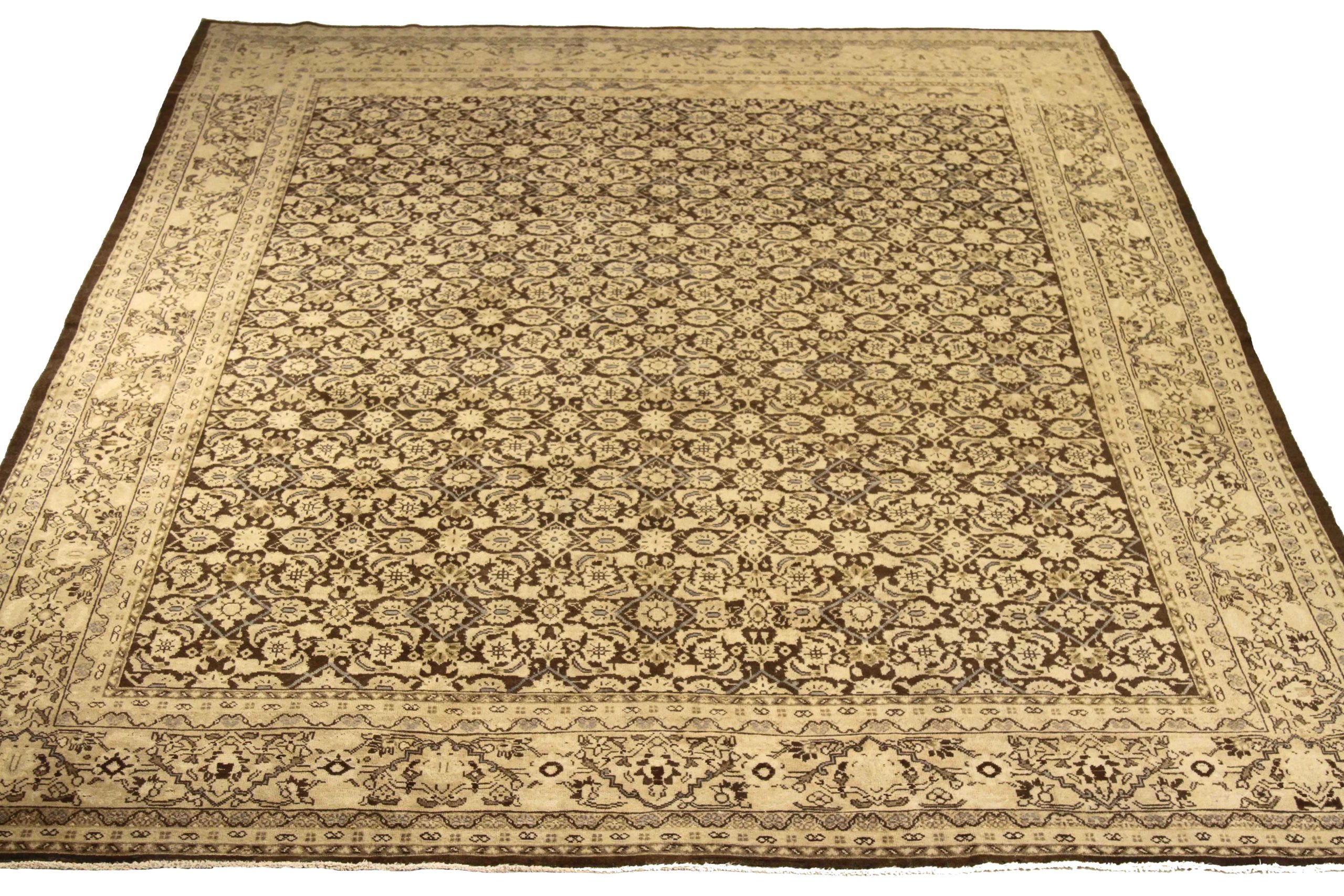 Thumbnail 14 for Antique Persian Mahal Transitional Rug 13672