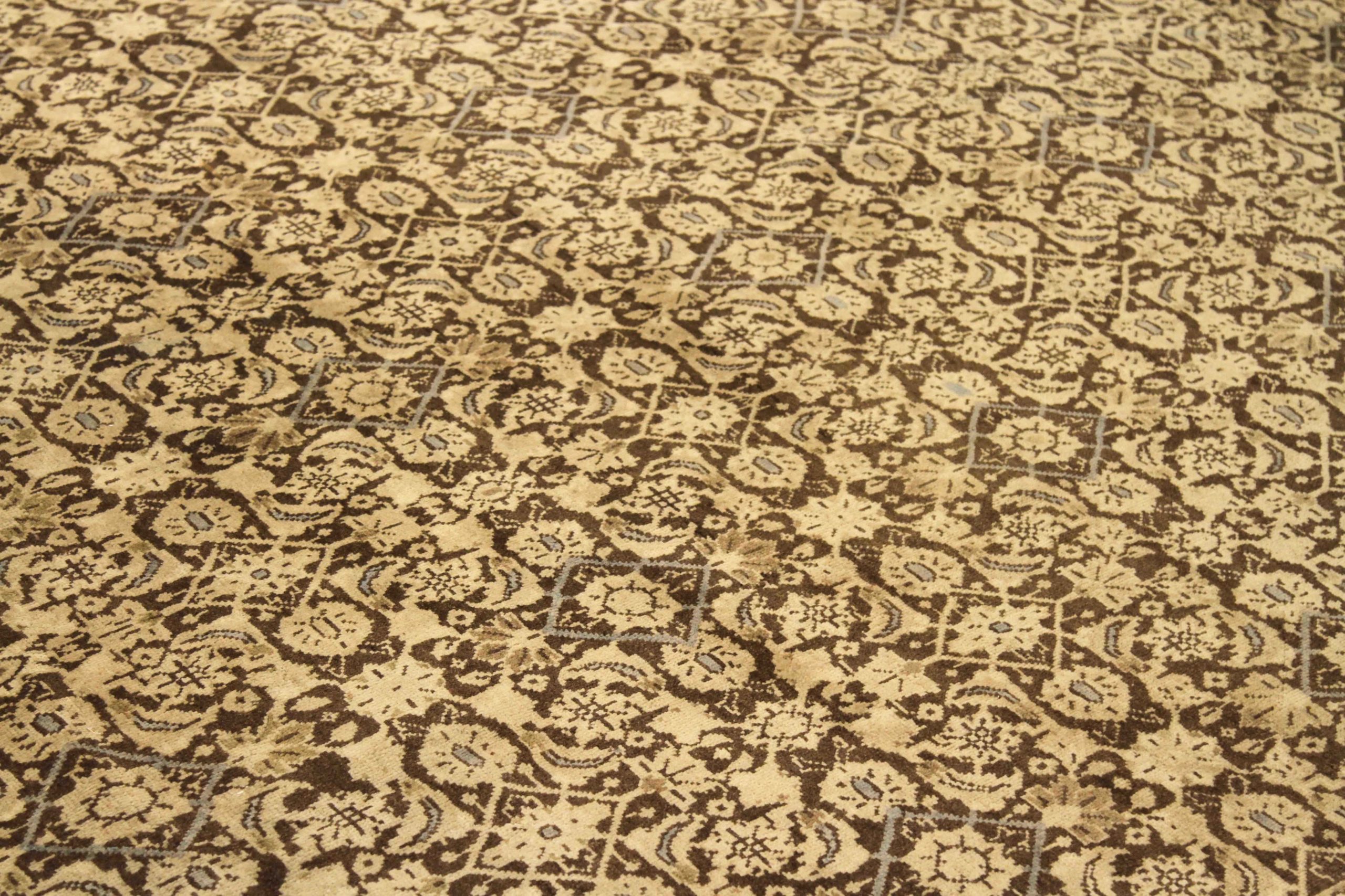 Thumbnail 15 for Antique Persian Mahal Transitional Rug 13672