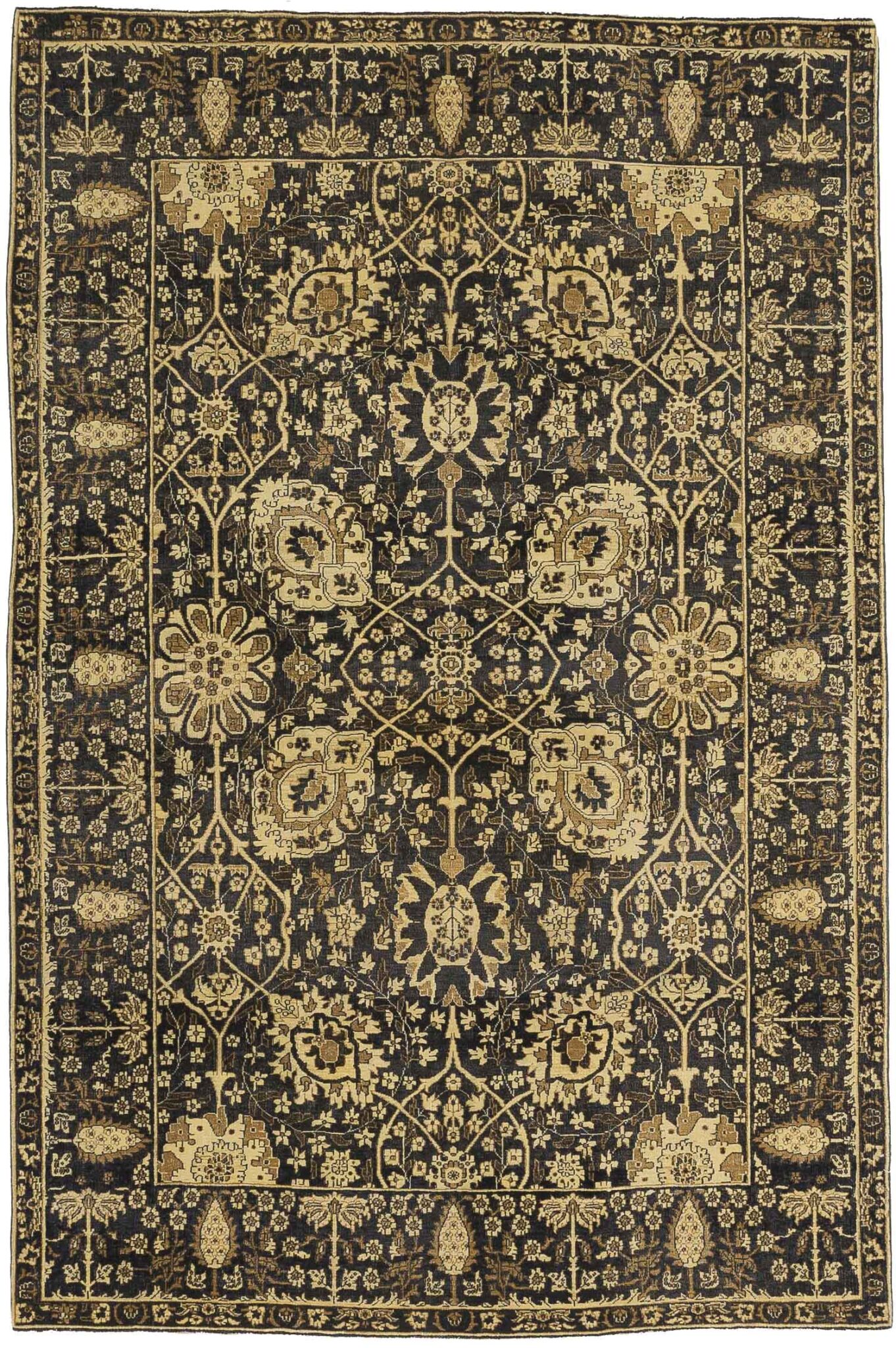 Thumbnail 14 for Turkey Tabriz Traditional Rug 13847