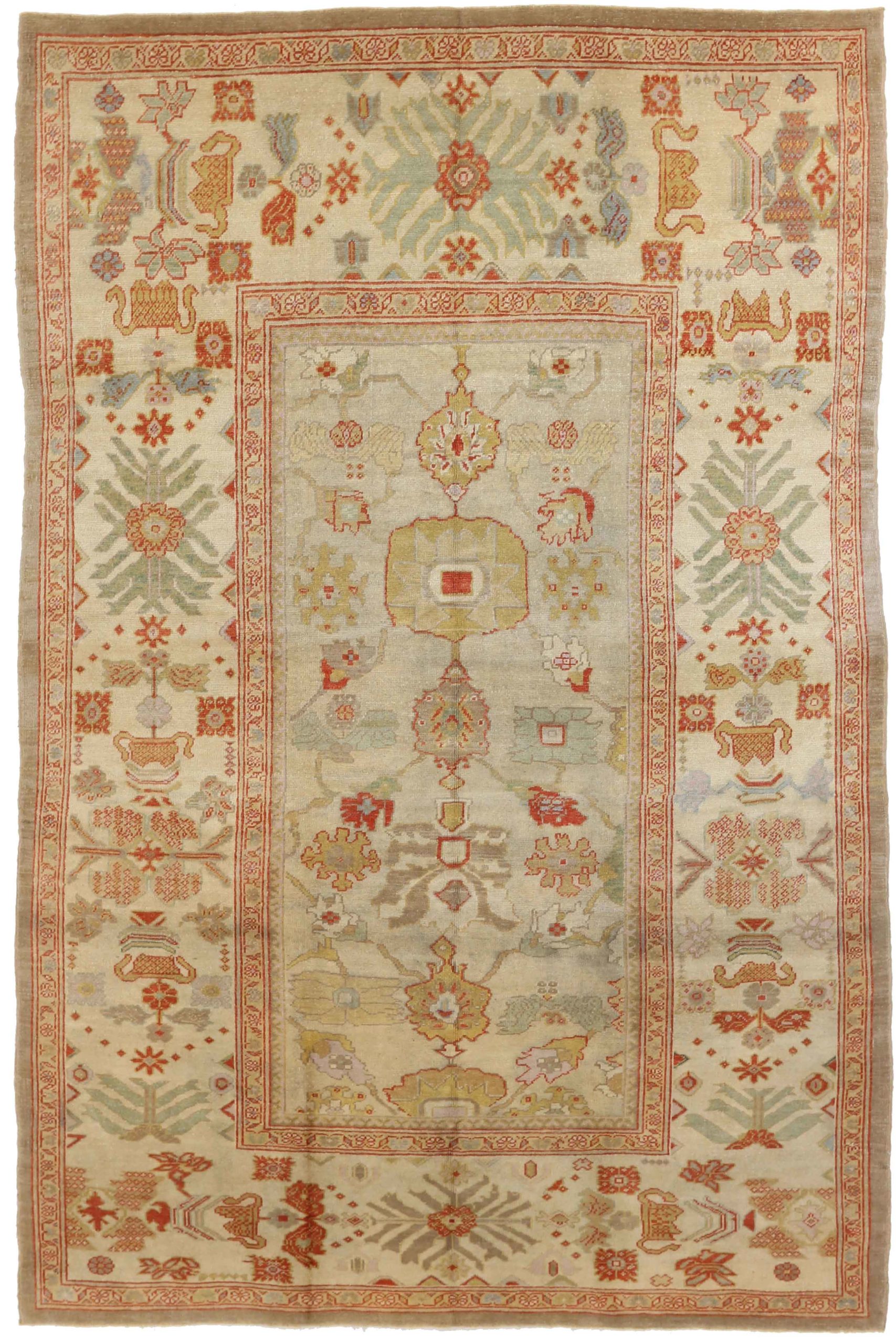 Thumbnail 12 for Persian Oushak Transitional Rug 13868
