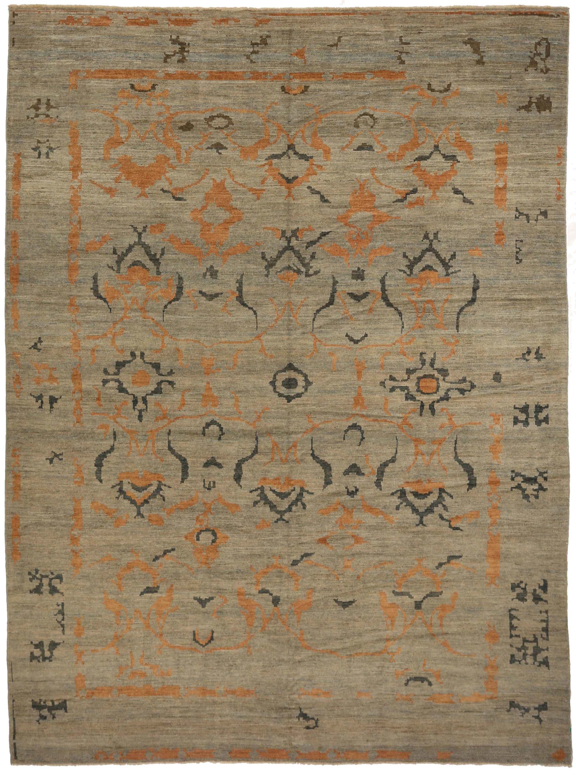 Thumbnail 14 for Turkey Sultanabad Transitional Rug 13973