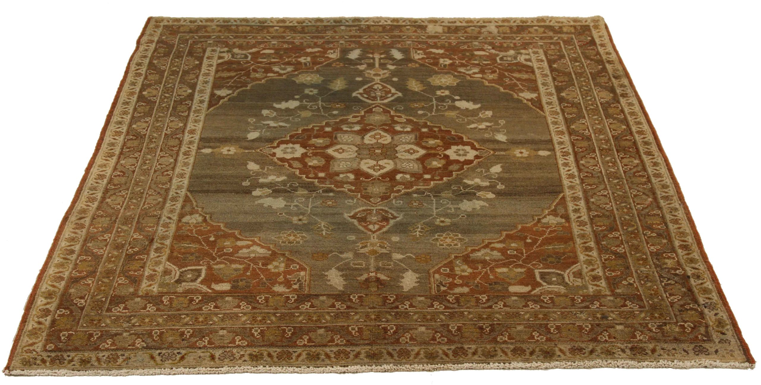 Thumbnail 10 for Antique Persian Transitional Rug 15443