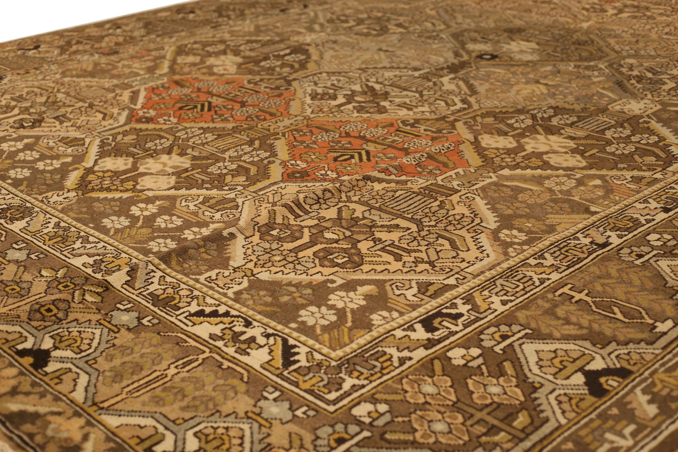 Thumbnail 14 for Antique Persian Bakhtiar Transitional Rug 15460