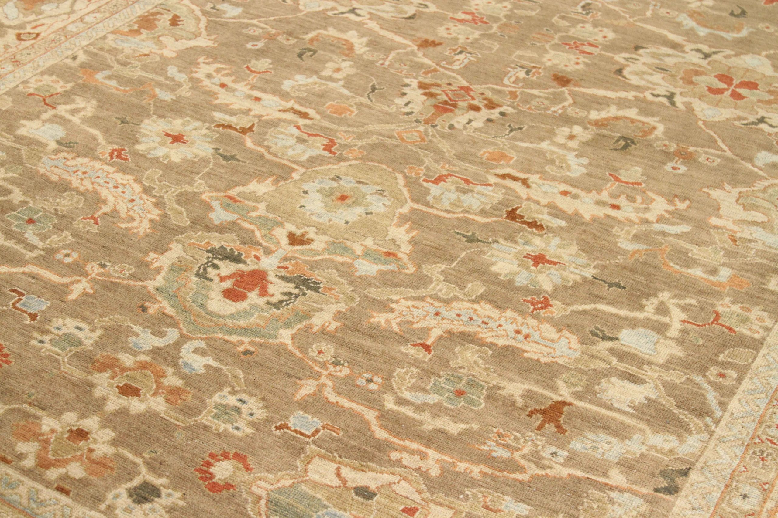 Thumbnail 10 for Antique Persian Sultanabad Traditional Rug 15472