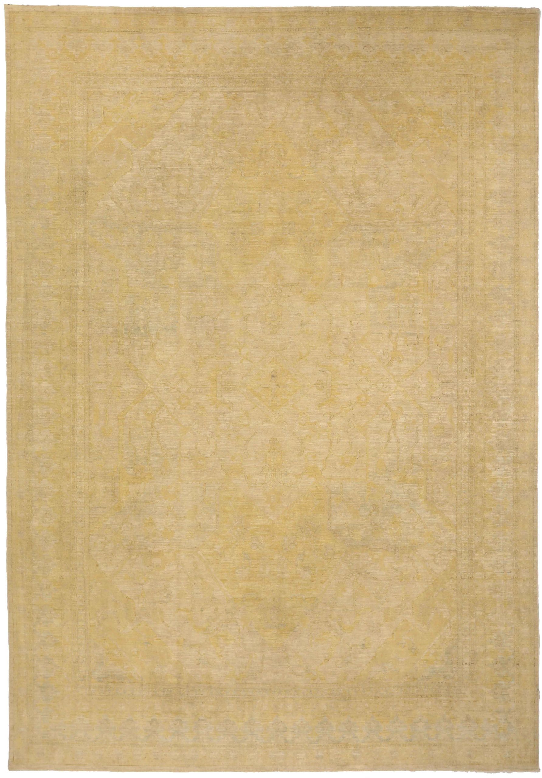 Thumbnail 11 for Afghanistan Tabriz Transitional Rug 15561