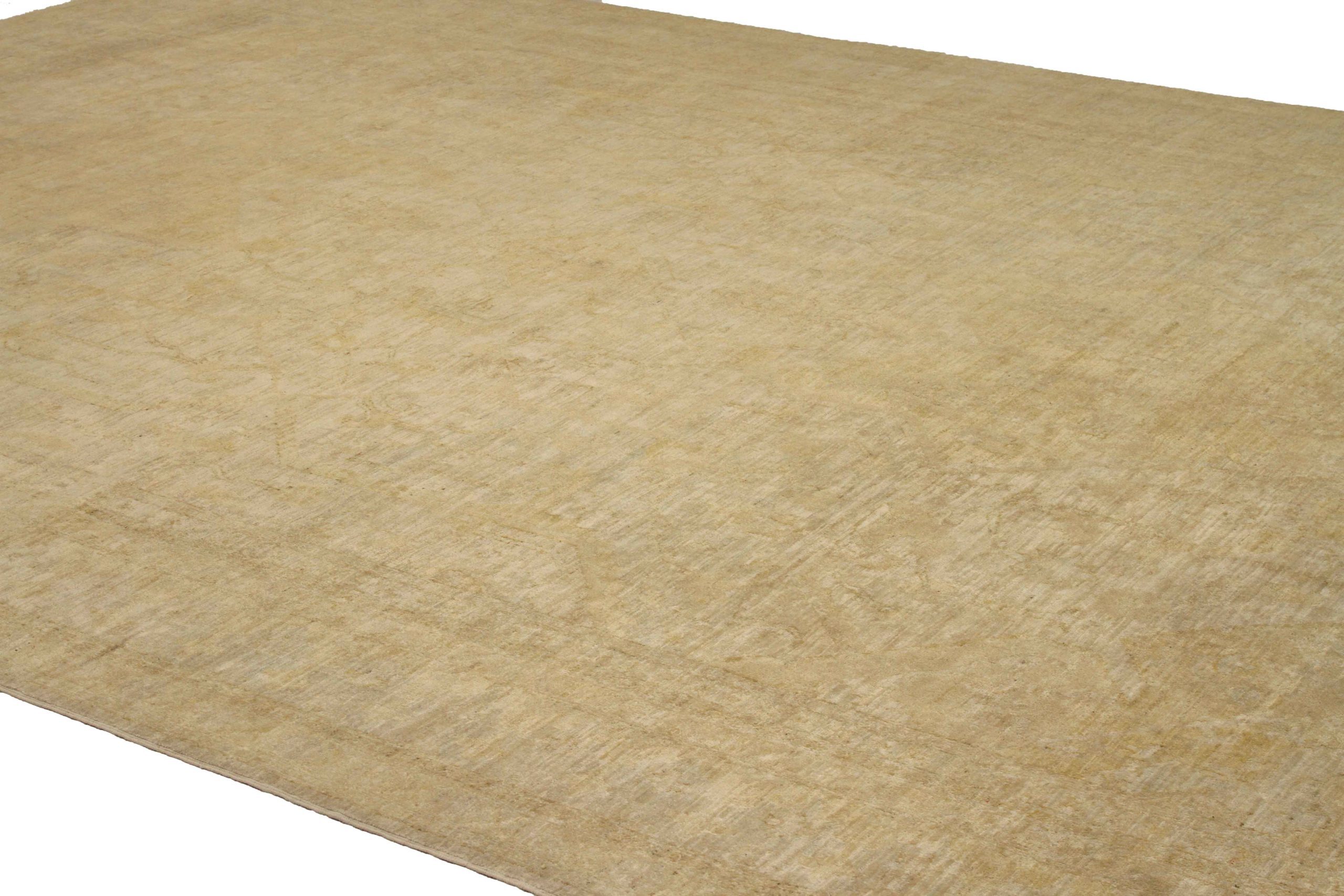 Thumbnail 12 for Afghanistan Tabriz Transitional Rug 15561