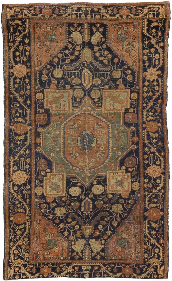 Thumbnail 6 for Antique Persian Farahan Traditional Rug 15714