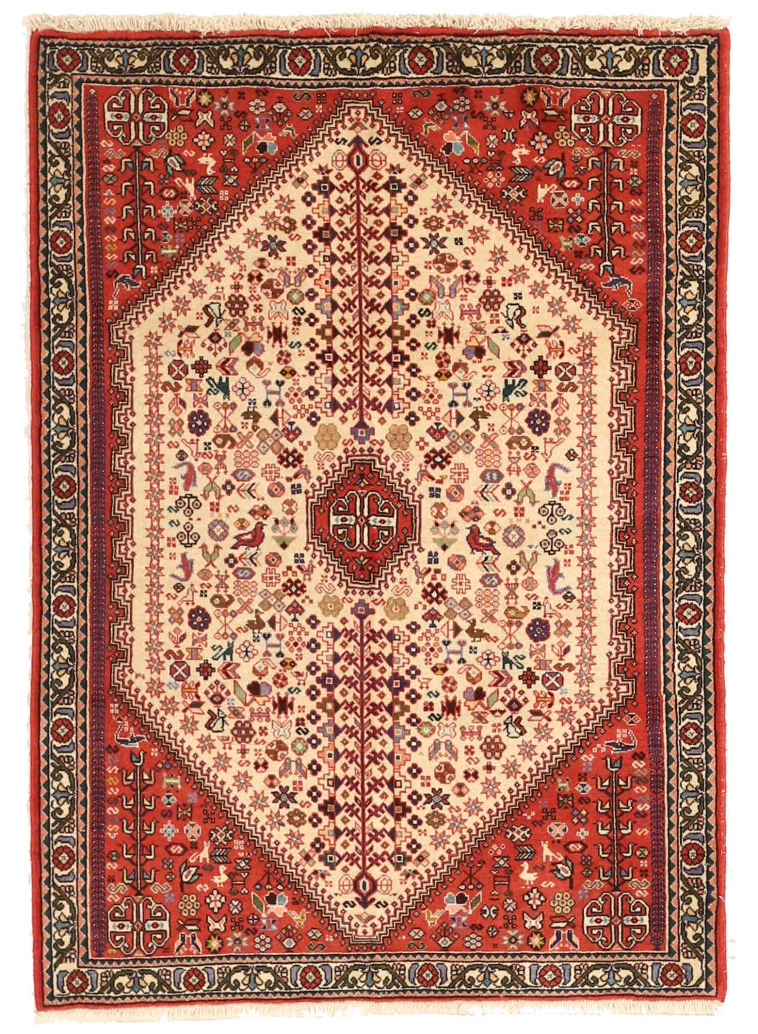 Thumbnail 11 for Persian Abadeh Traditional Rug 15772